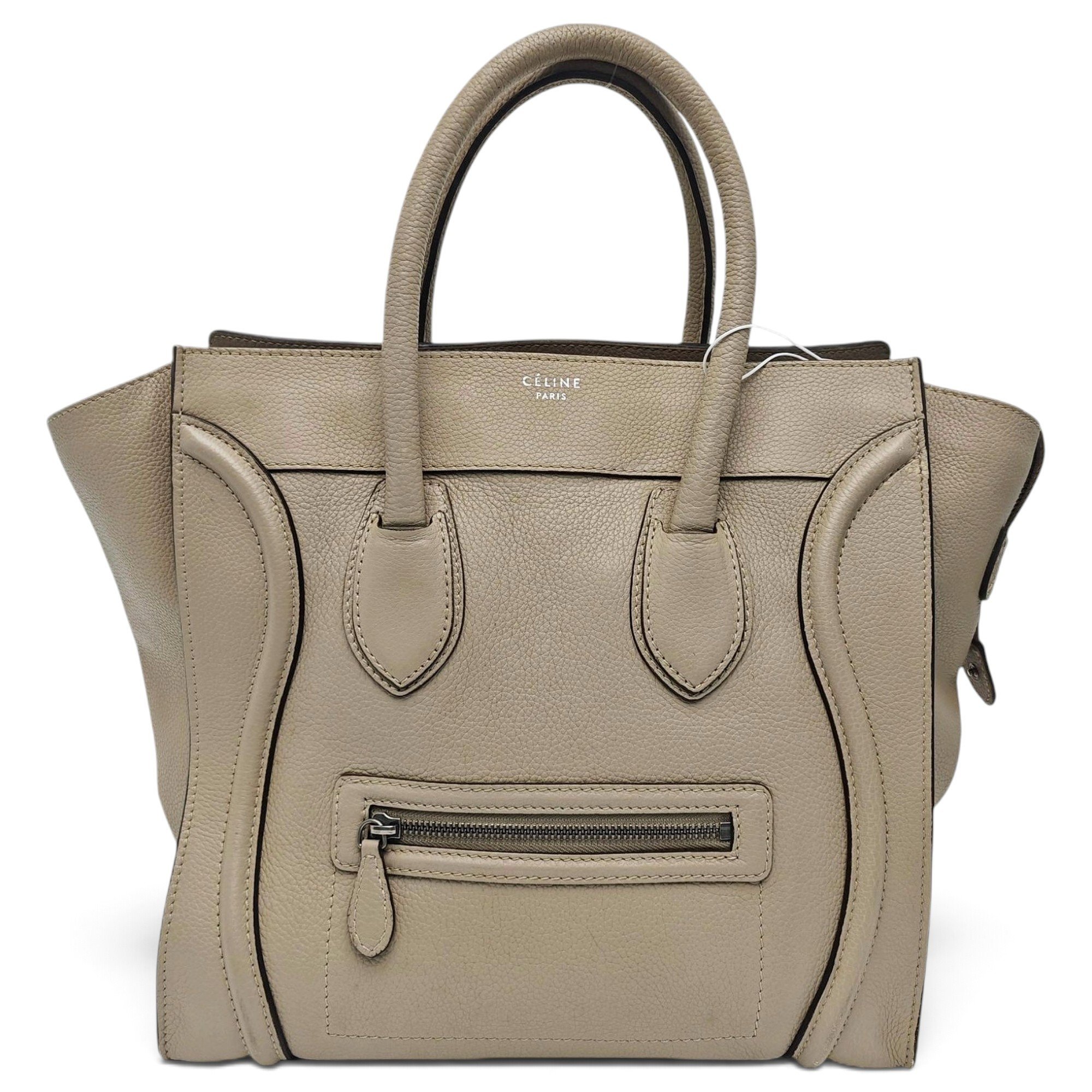 Luggage leather tote