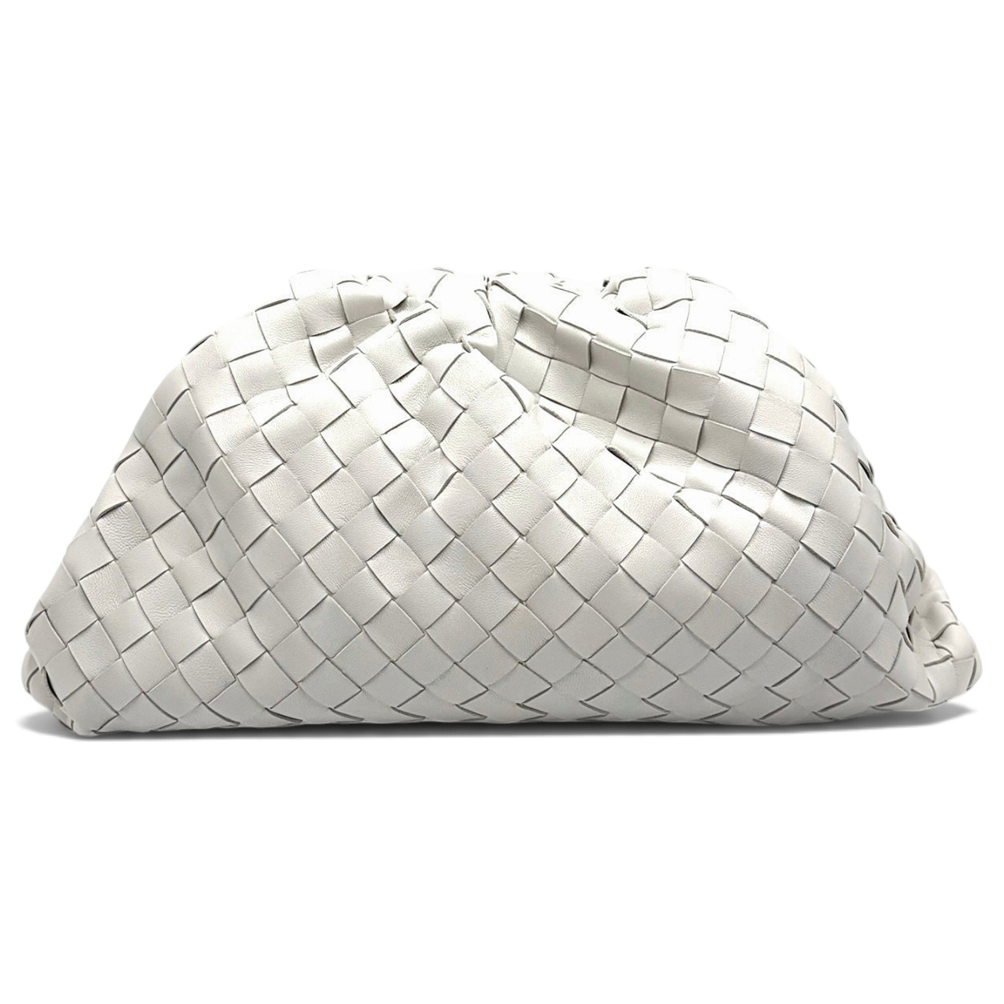 Pouch leather handbag