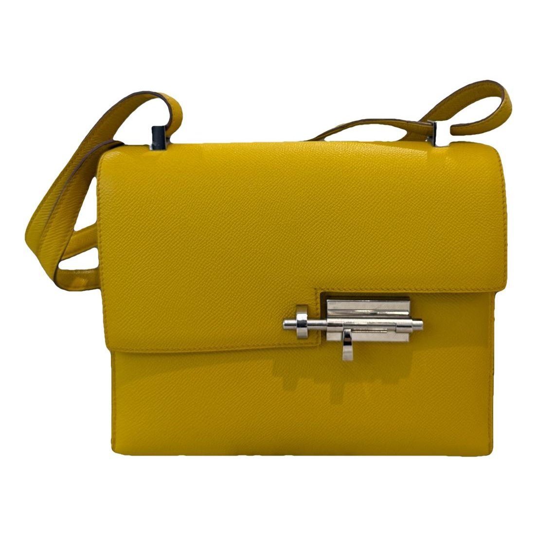 Verrou leather handbag