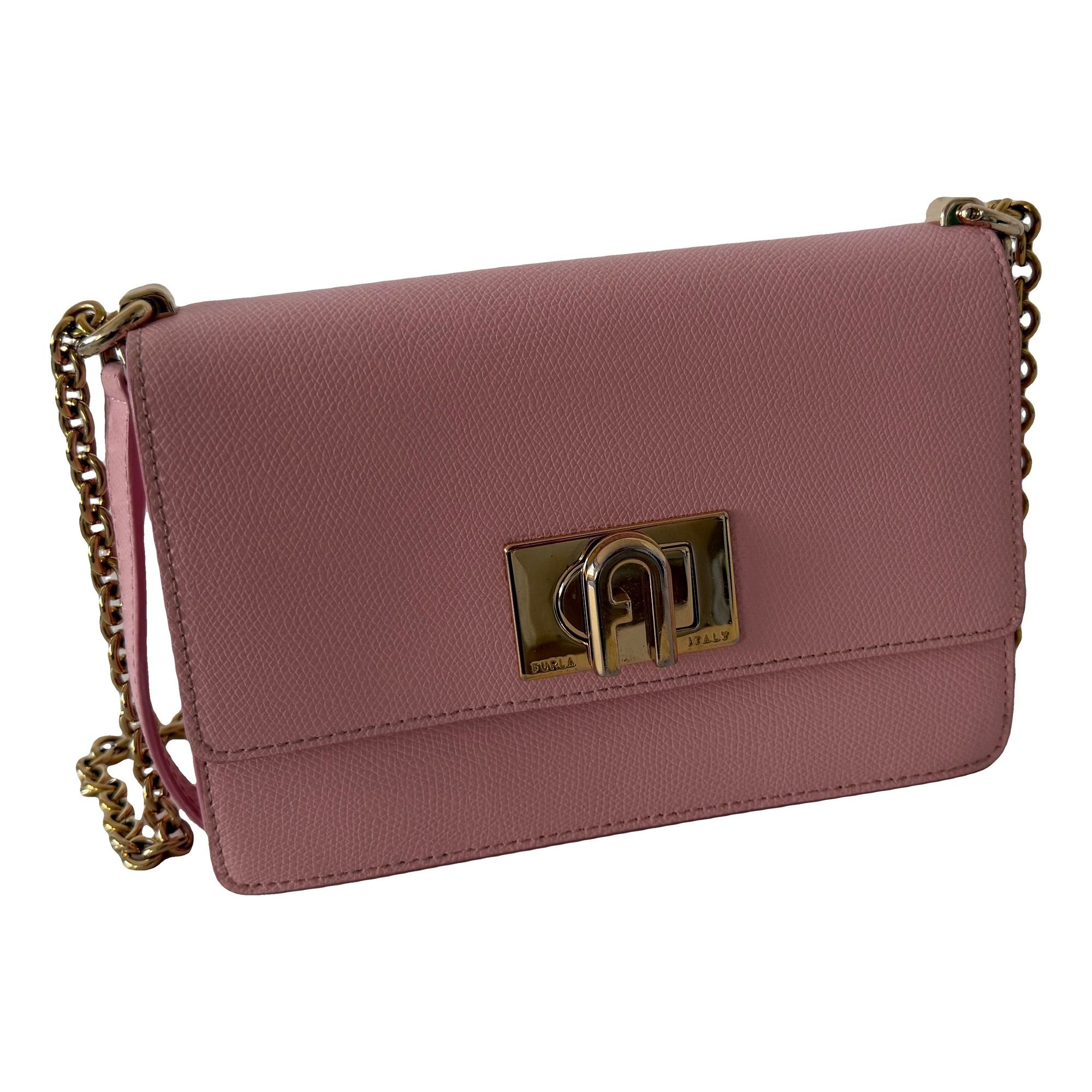 Leather clutch bag
