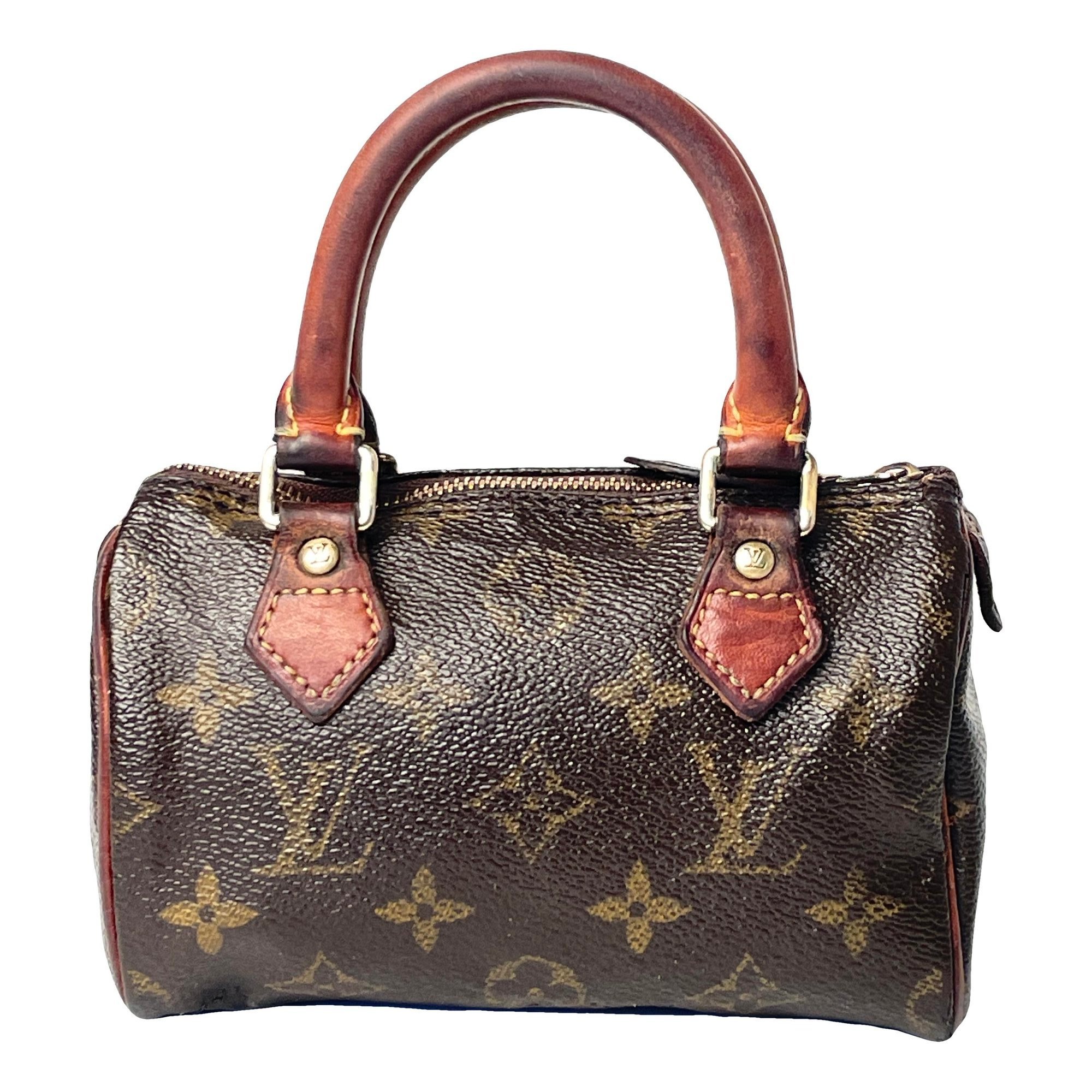 Louis Vuitton Nano Speedy / Mini HL leather handbag