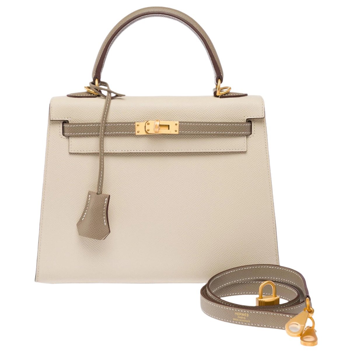 Kelly 25 leather handbag