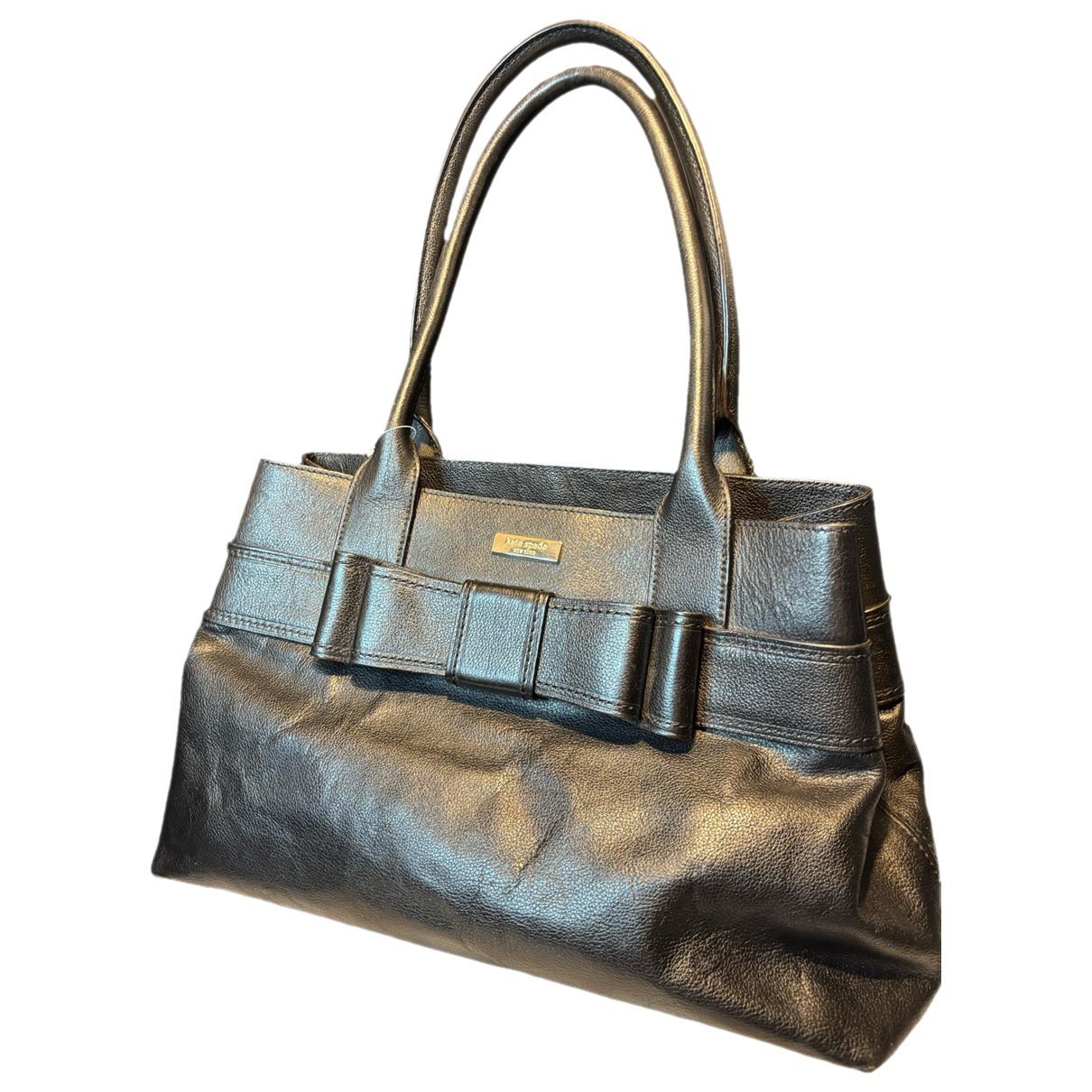 Leather tote