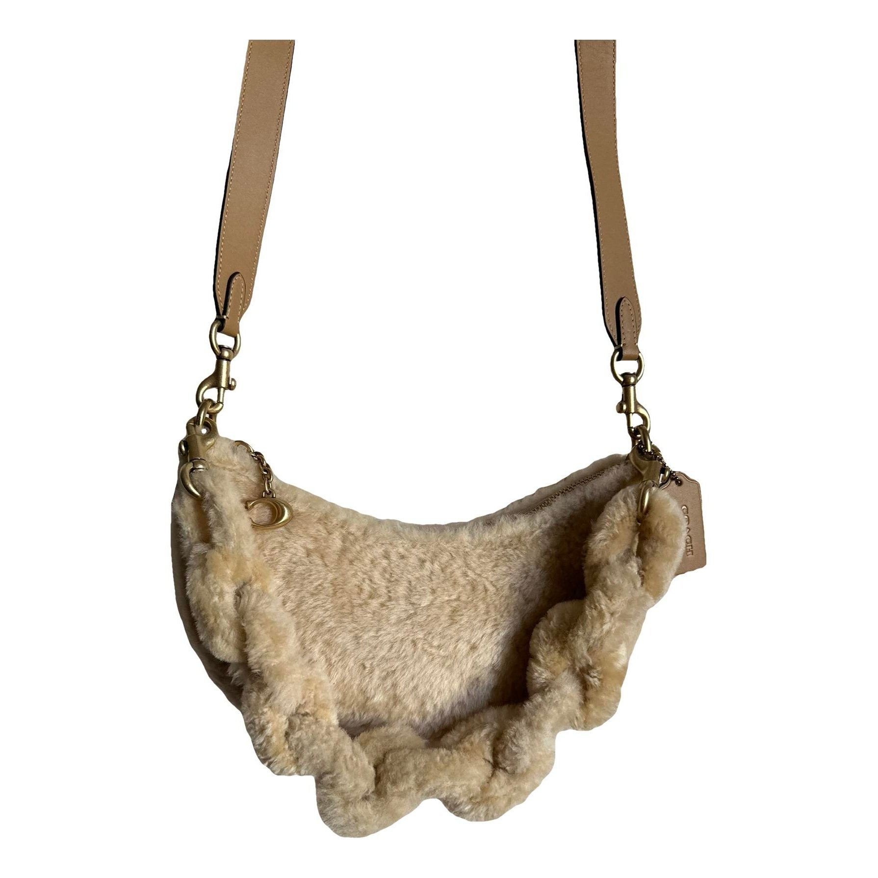 Wool crossbody bag