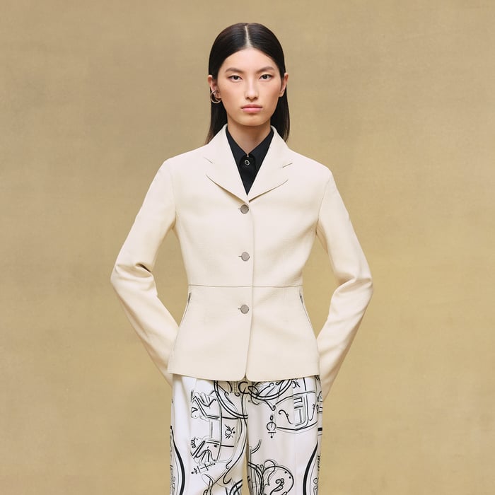 Beige Sable Equestrian Jacket
