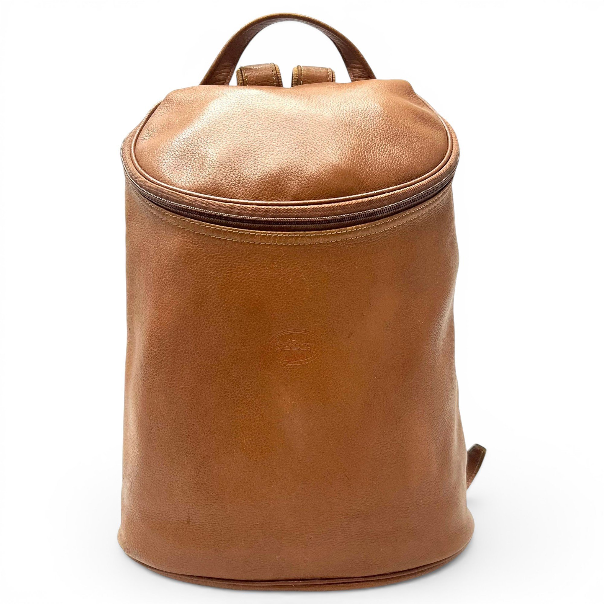 Leather backpack