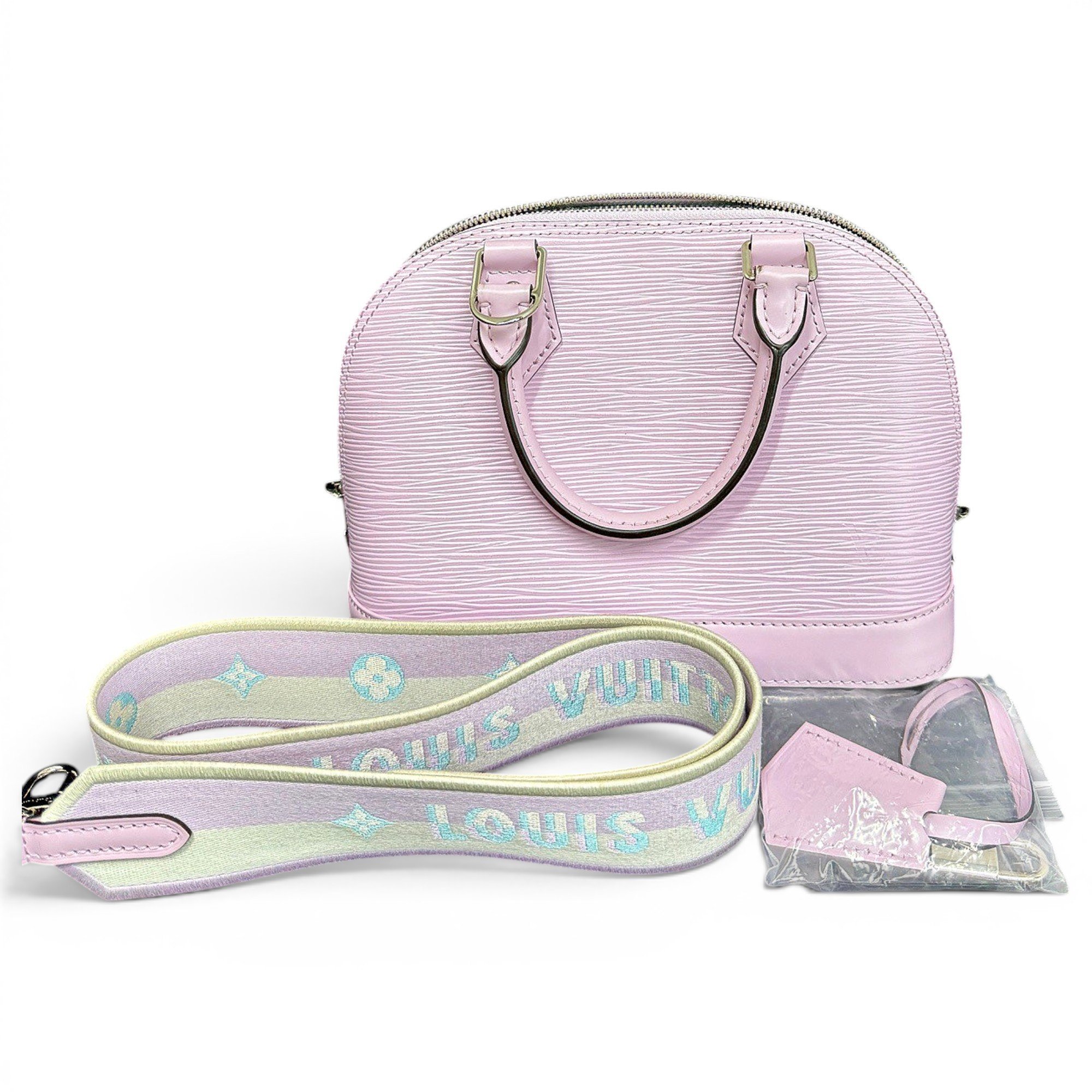 Louis Vuitton Alma BB leather handbag