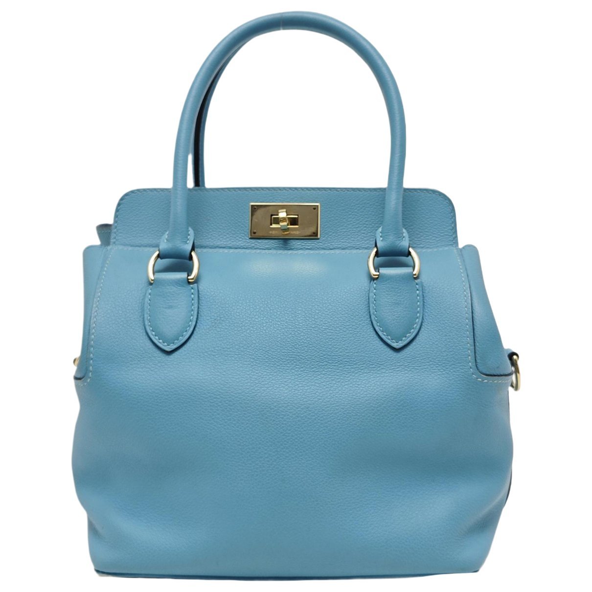 Toolbox leather handbag