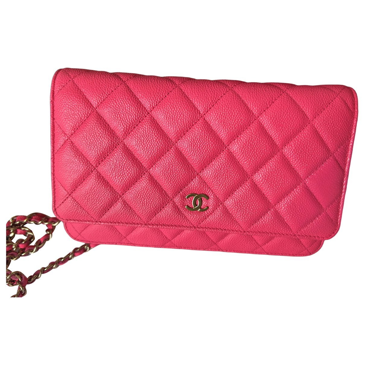 Trendy CC Wallet on Chain leather crossbody bag