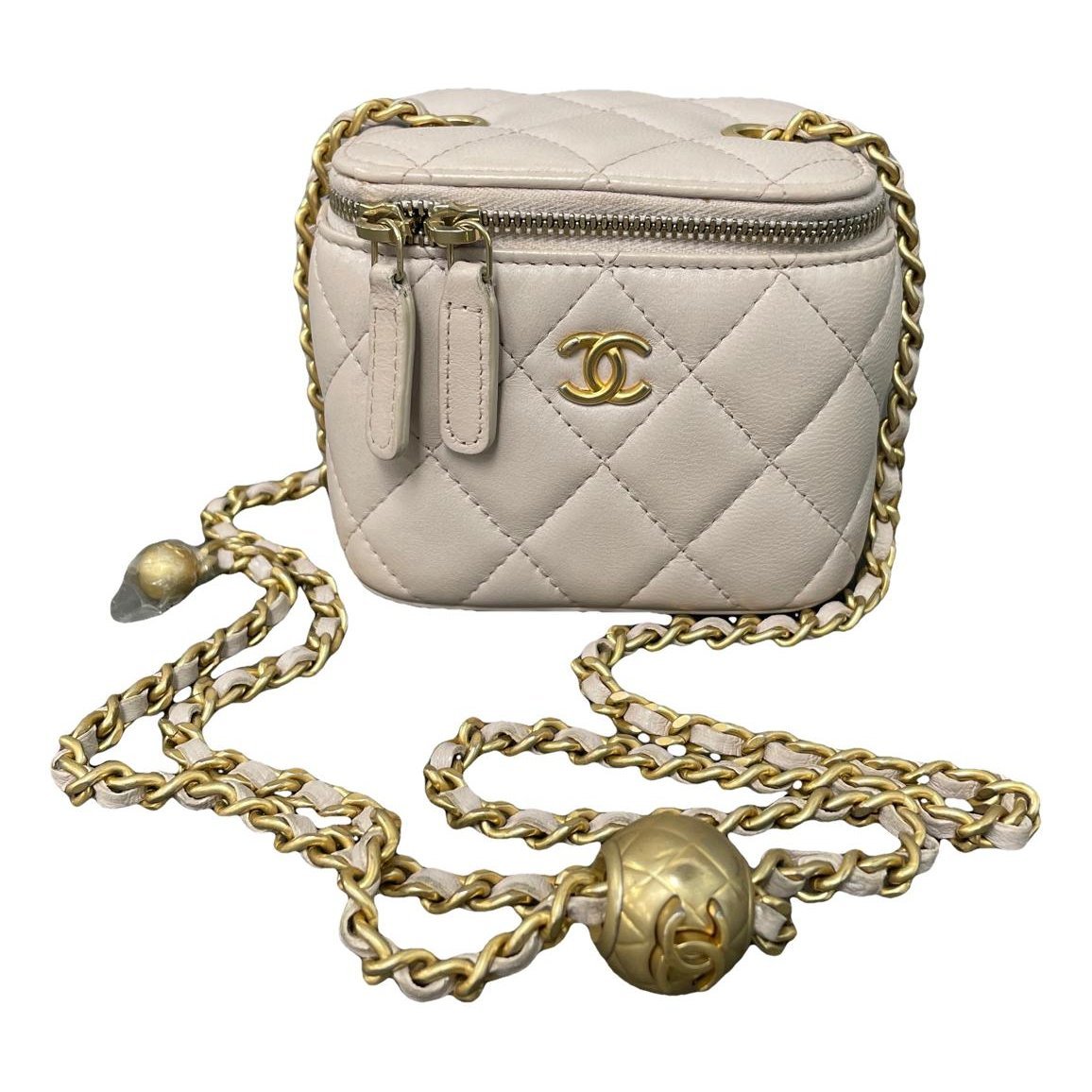 Trendy CC Vanity leather handbag