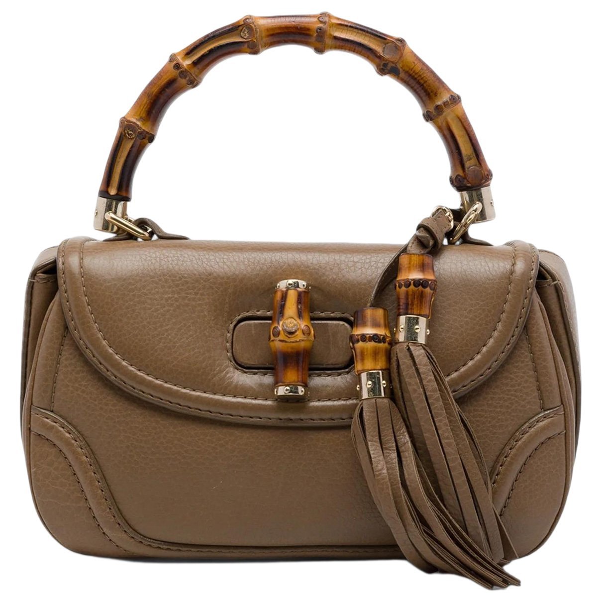 Bamboo leather satchel