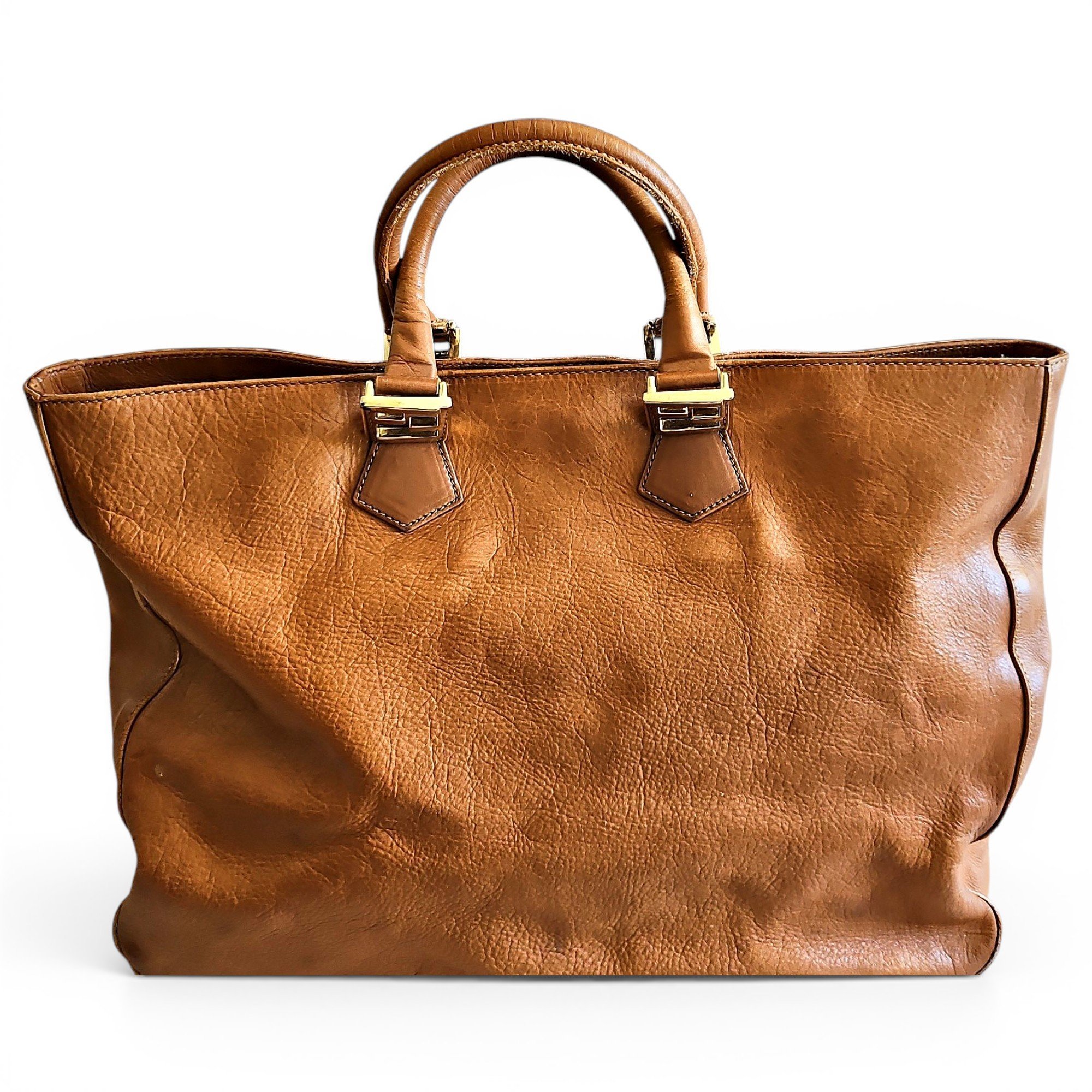 Chameleon leather handbag