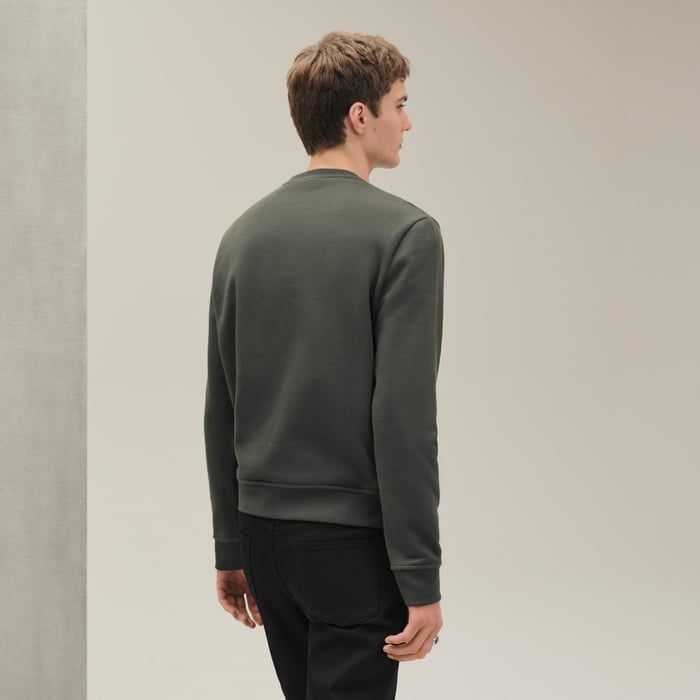 Vert Chrome "Ex-libris" Crewneck Sweater
