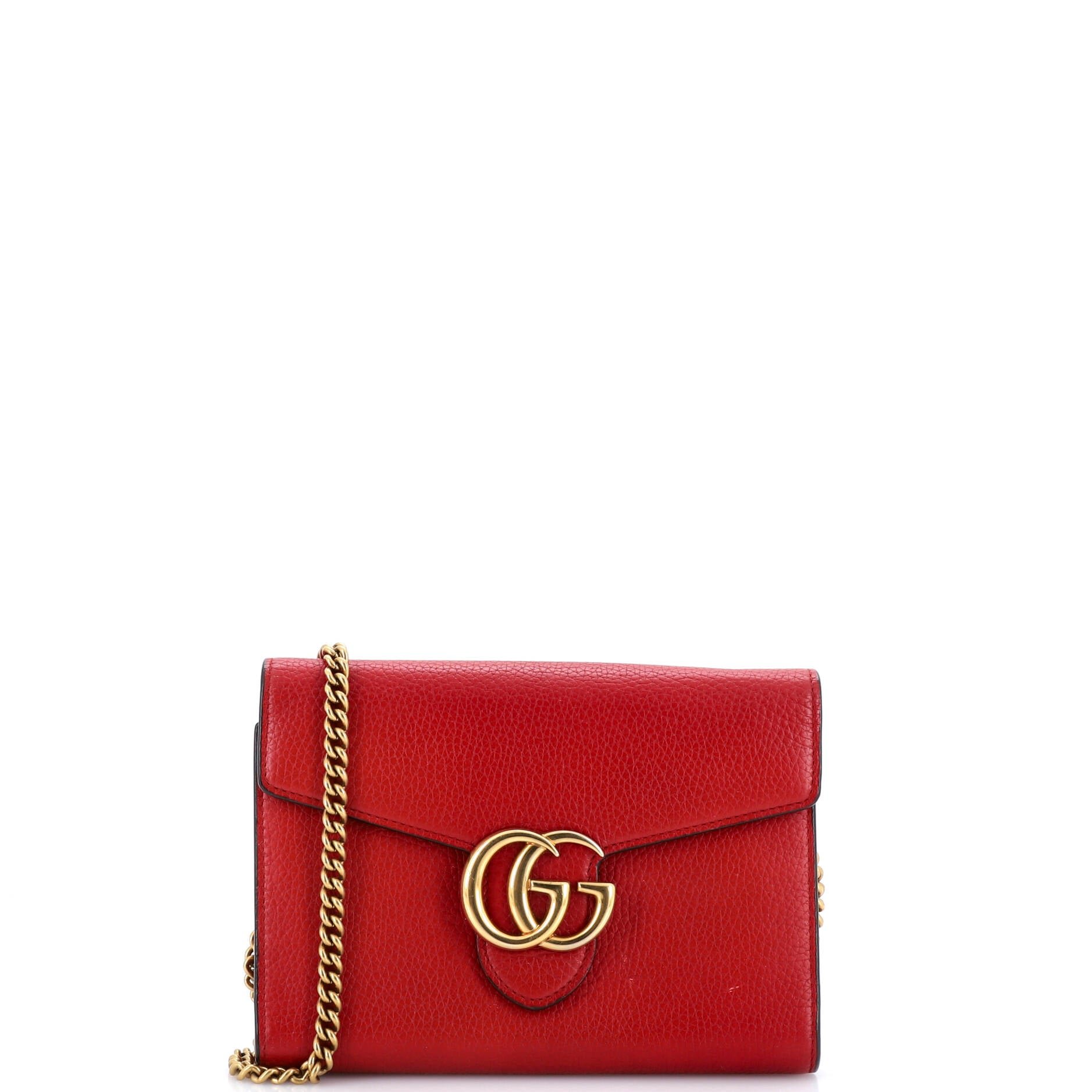 GG Marmont Chain Wallet Leather Mini