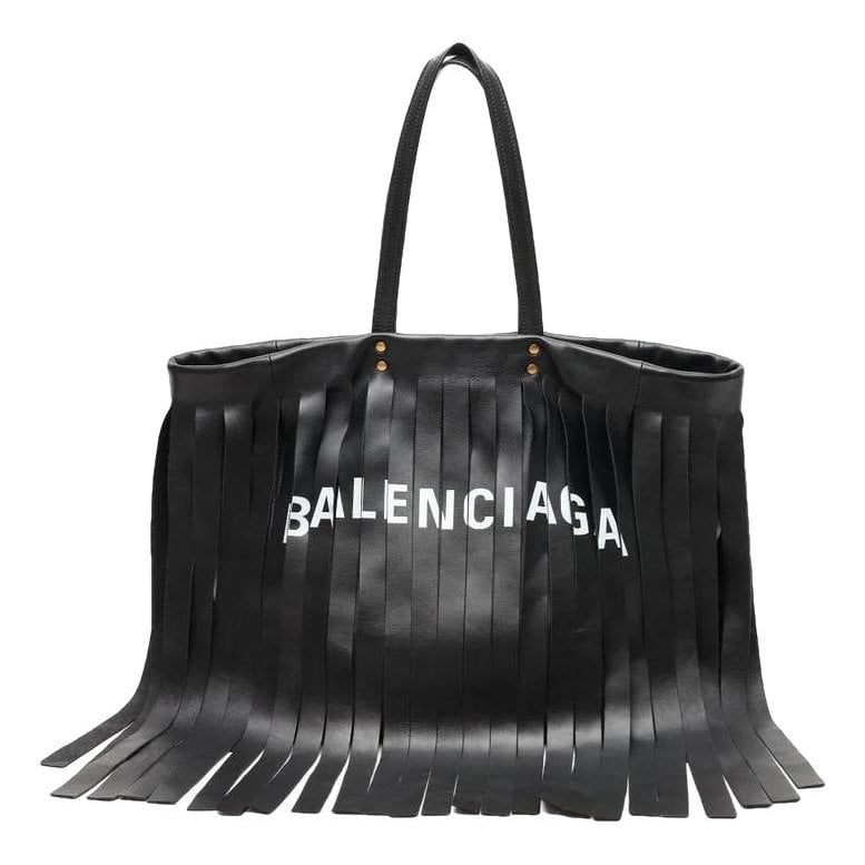 Leather tote