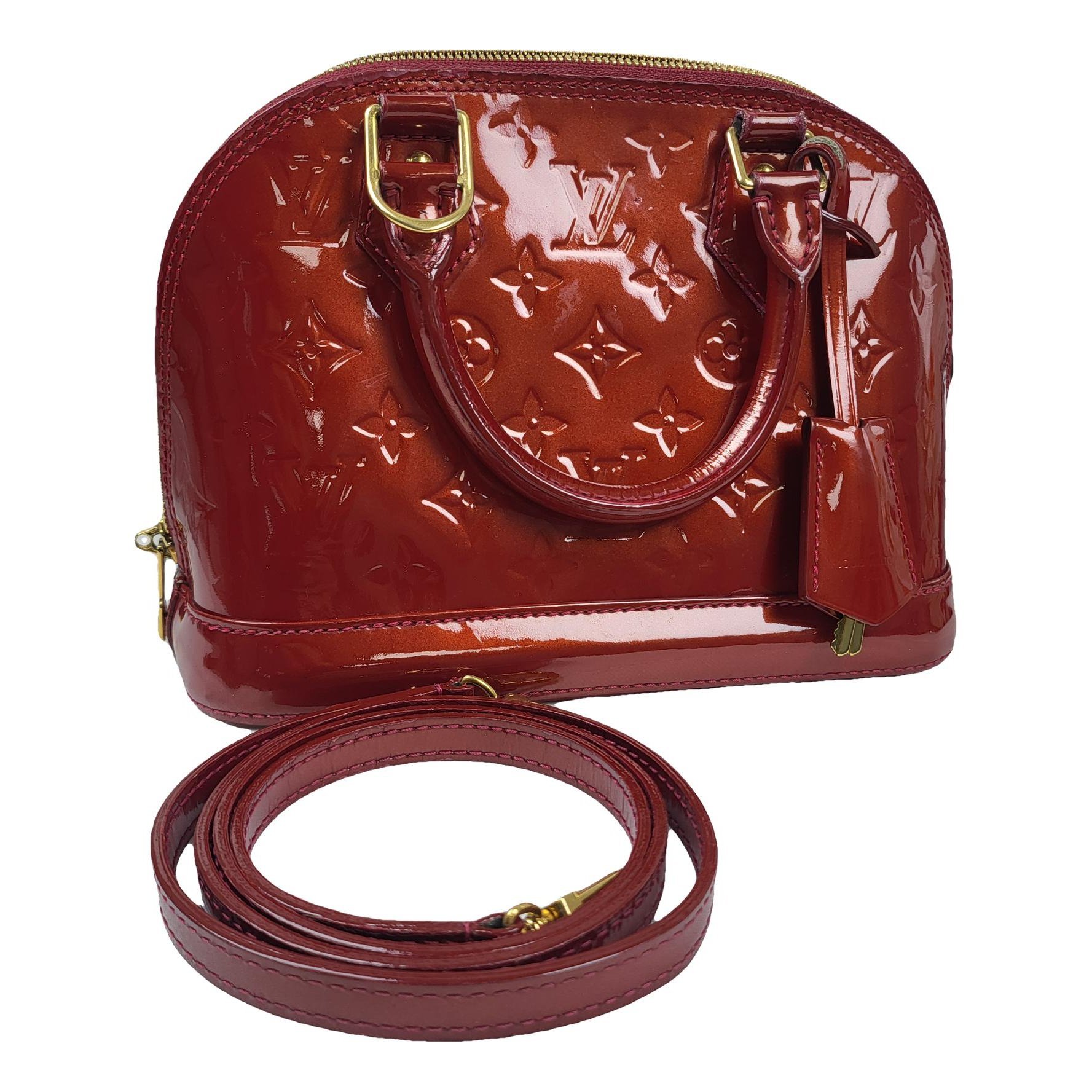 Alma patent leather handbag
