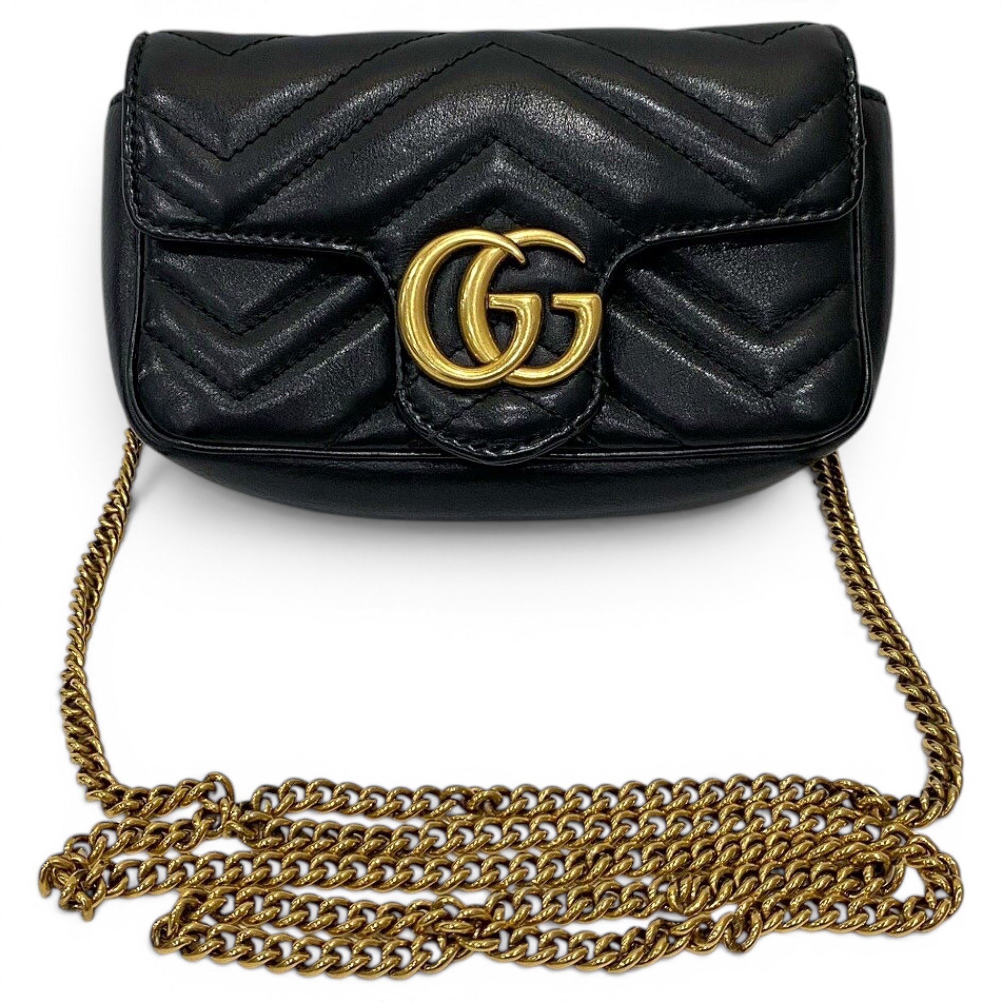 GG Marmont Flap leather crossbody bag