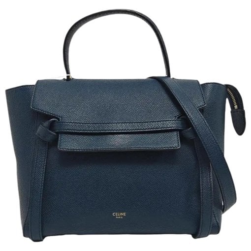 Belt leather handbag