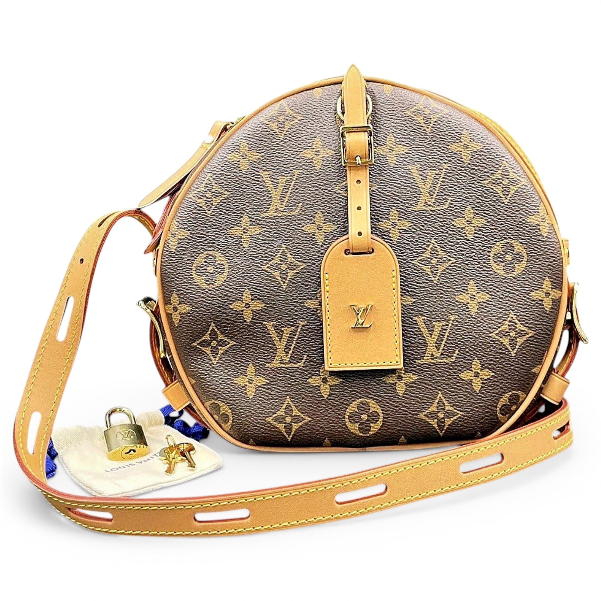 Boîte chapeau souple leather handbag