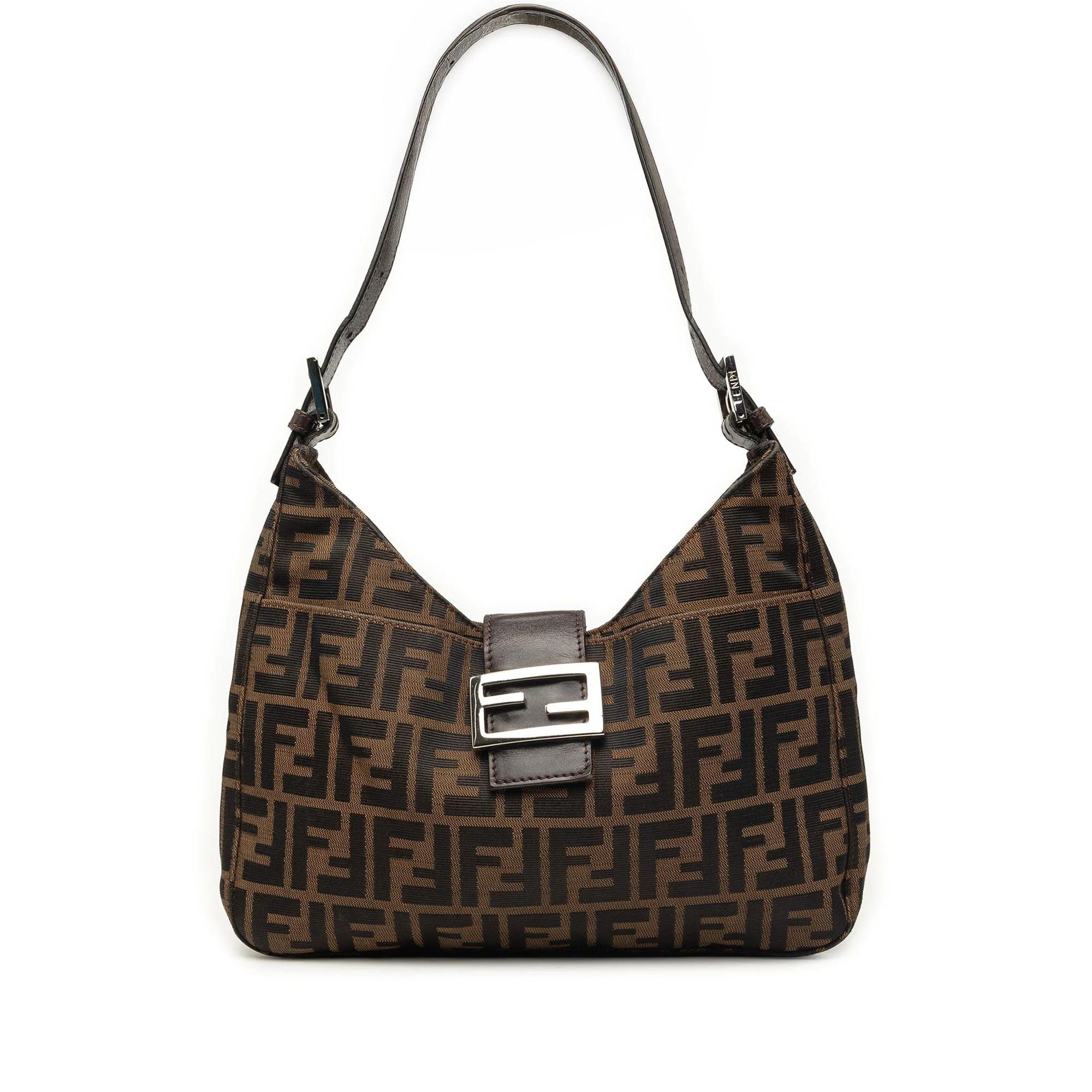 Pocket leather handbag