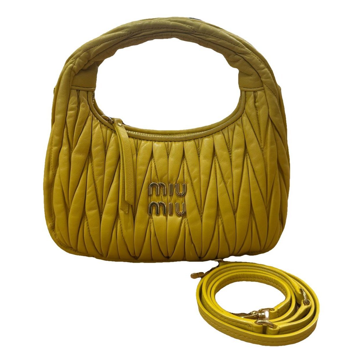 Miu Wander leather handbag