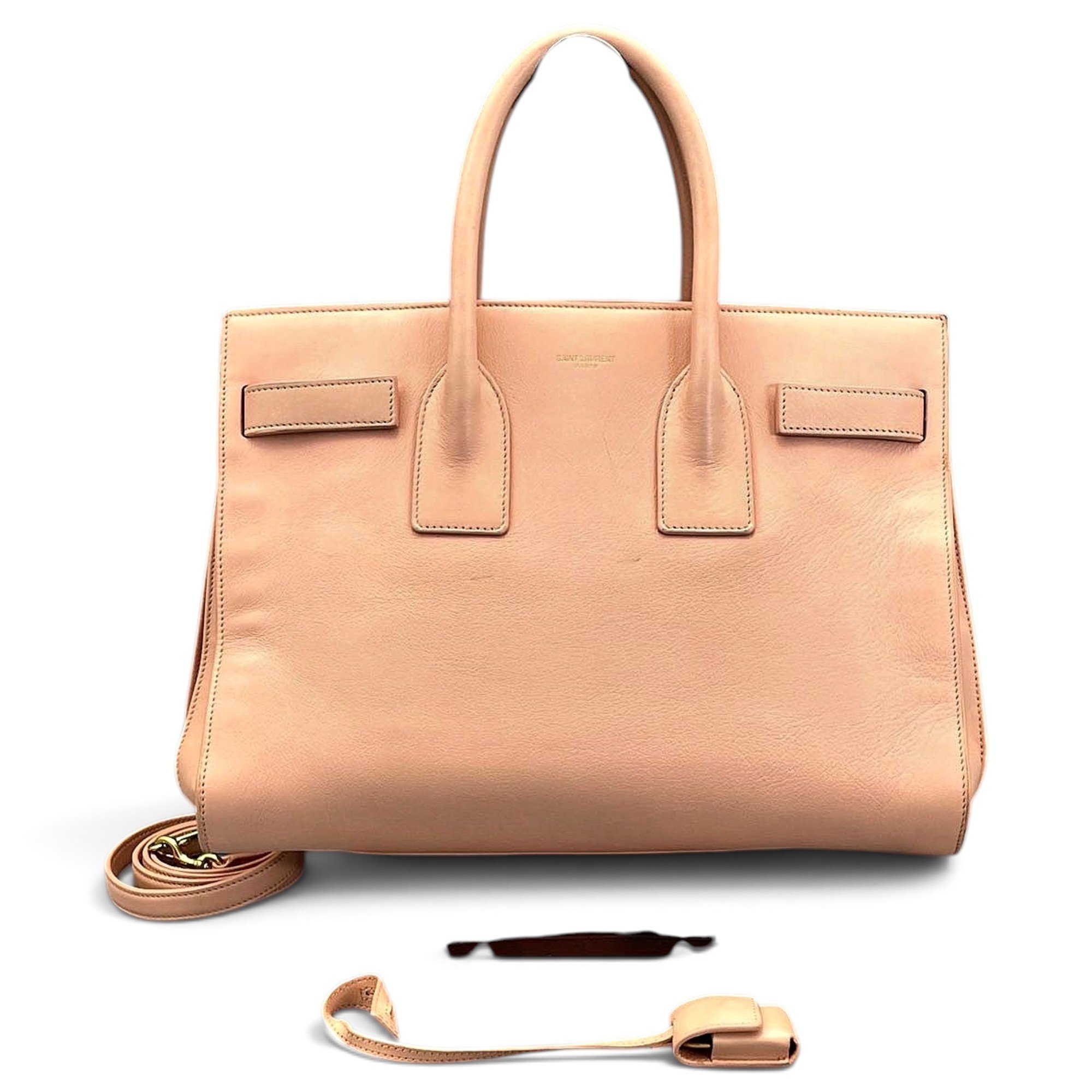 Leather backpack