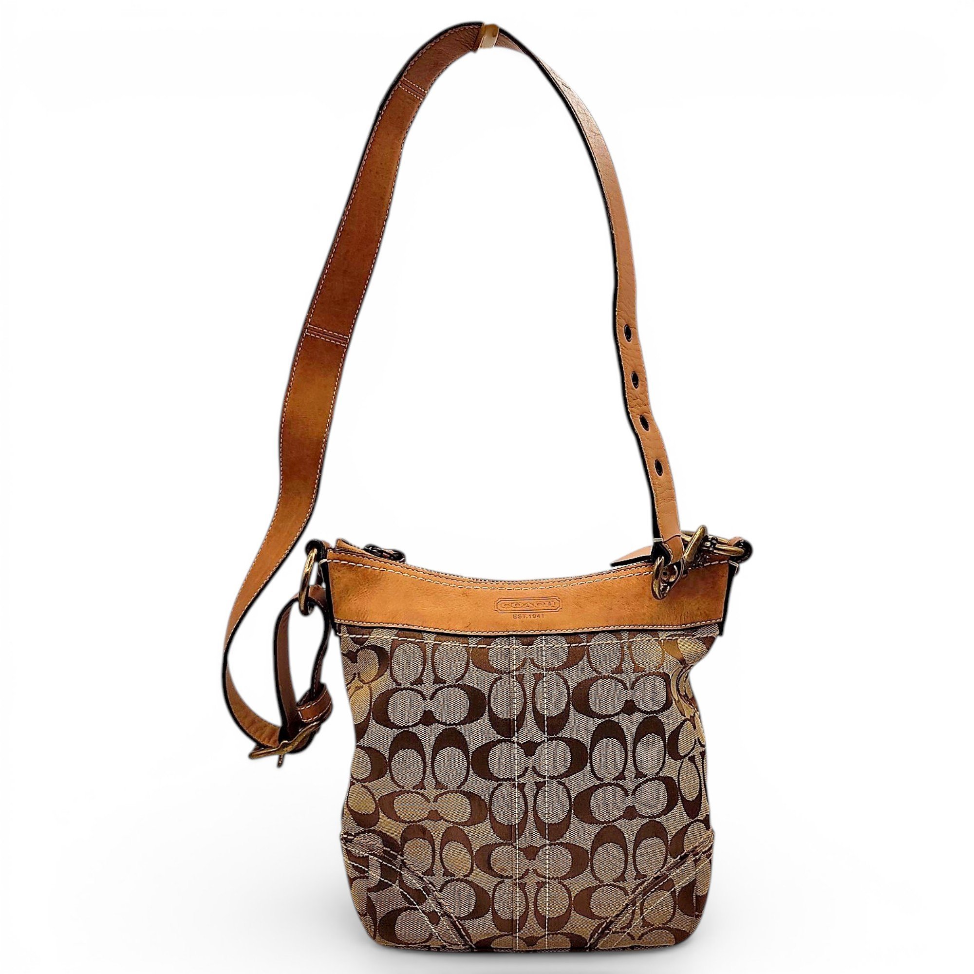 Leather crossbody bag