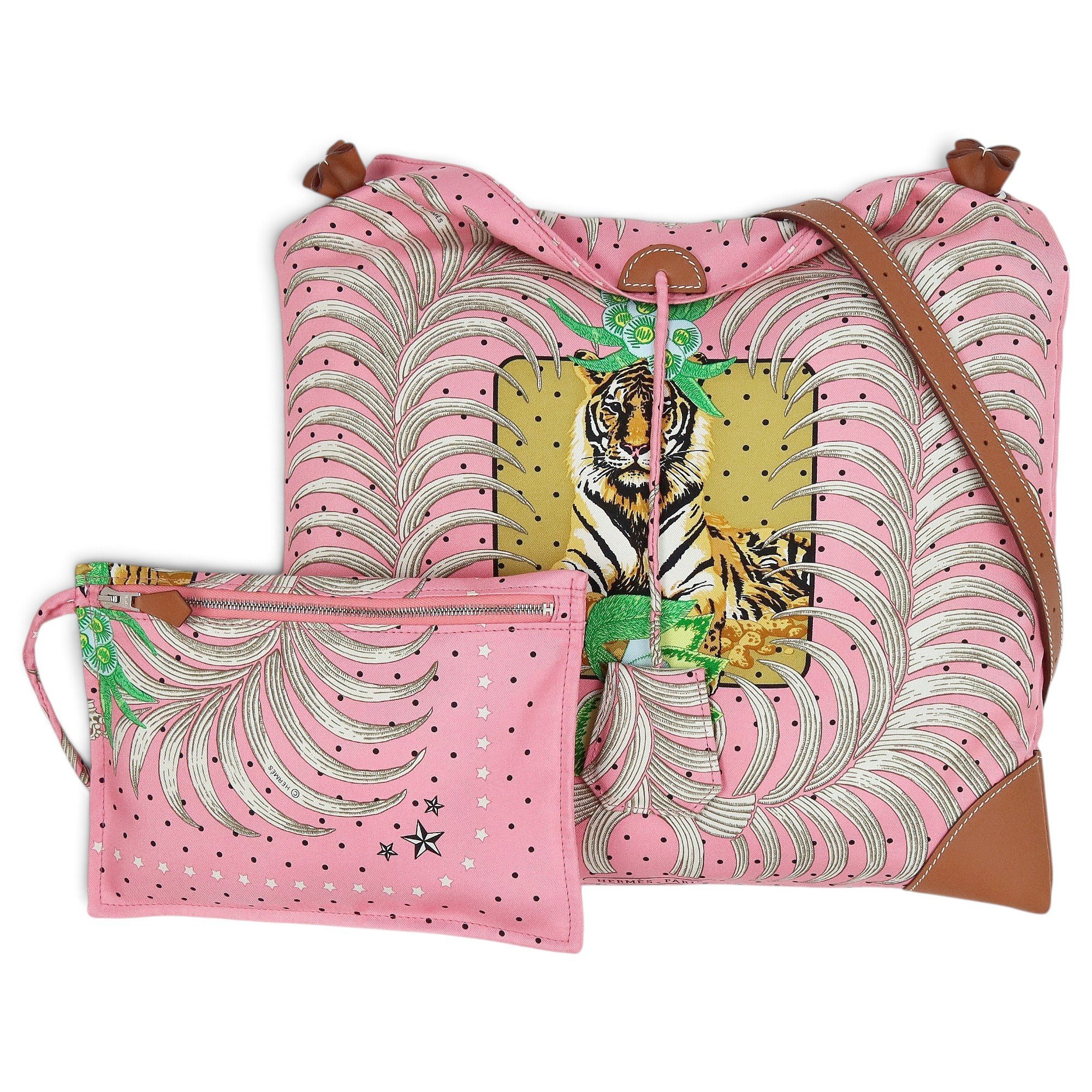 Silk crossbody bag