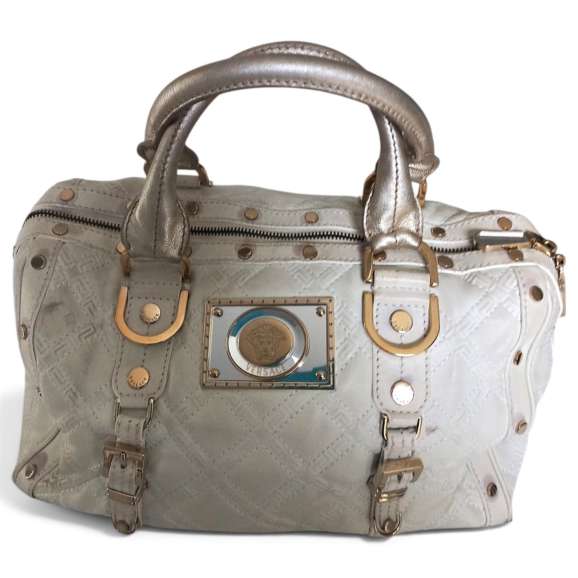 La Medusa leather handbag