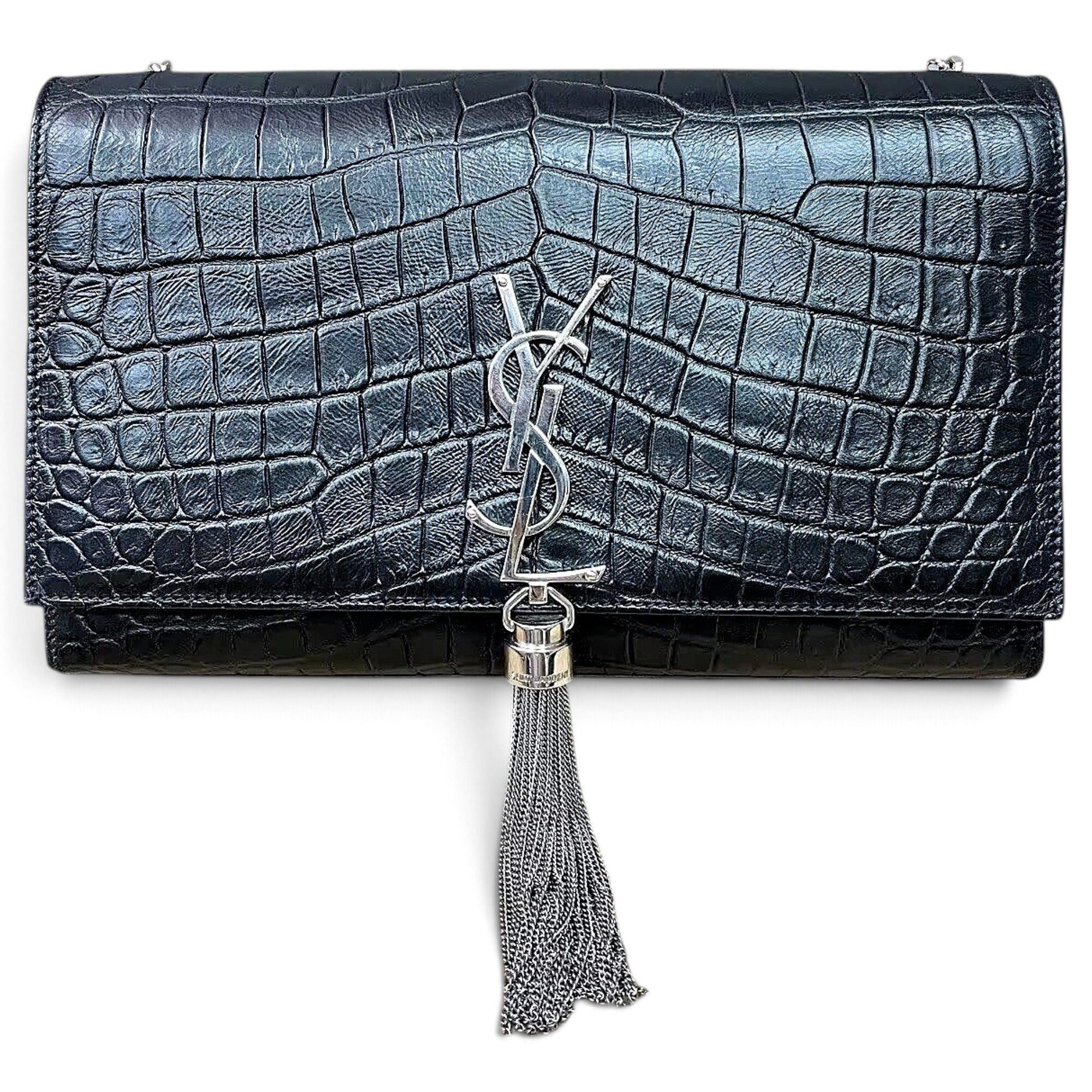 Pompom Kate leather handbag
