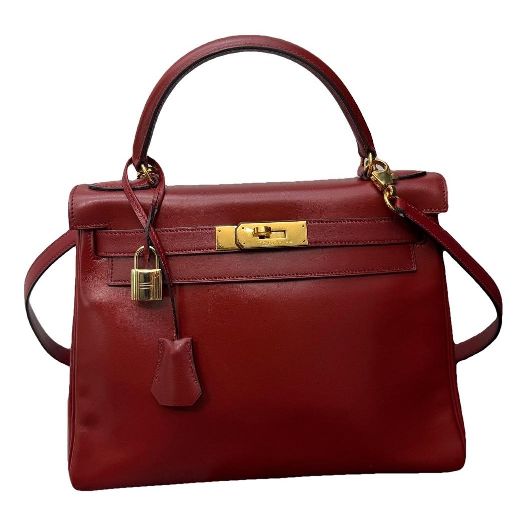 Kelly 28 leather handbag