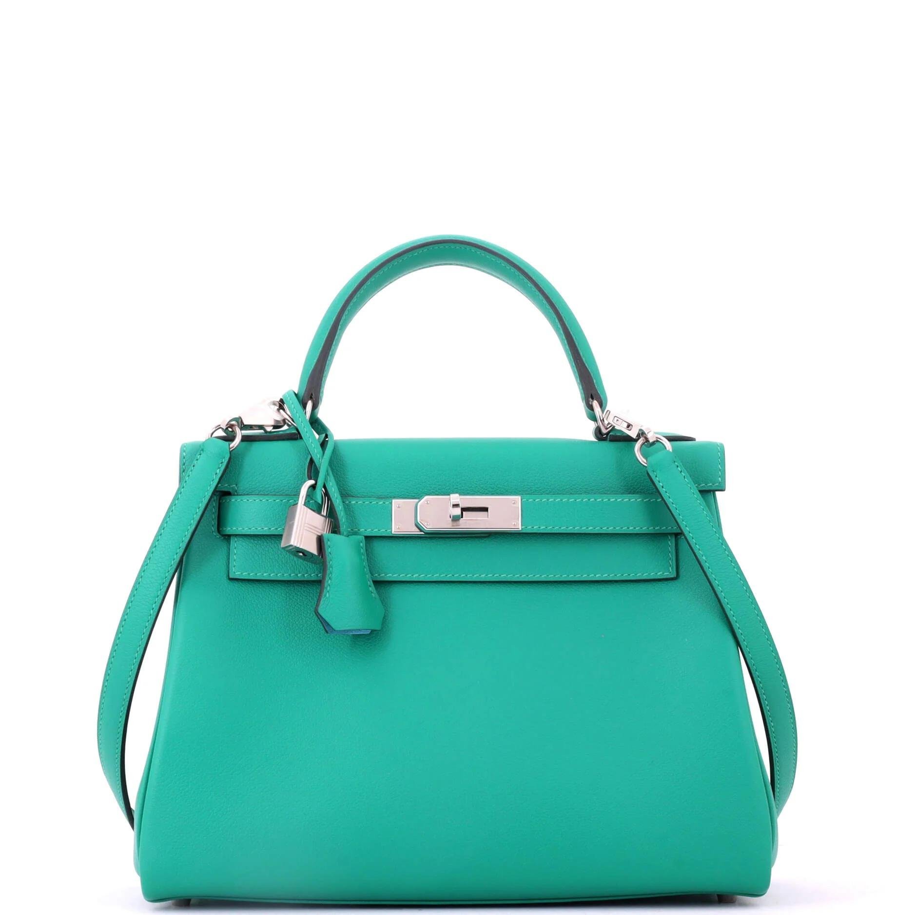 Kelly 28 leather handbag