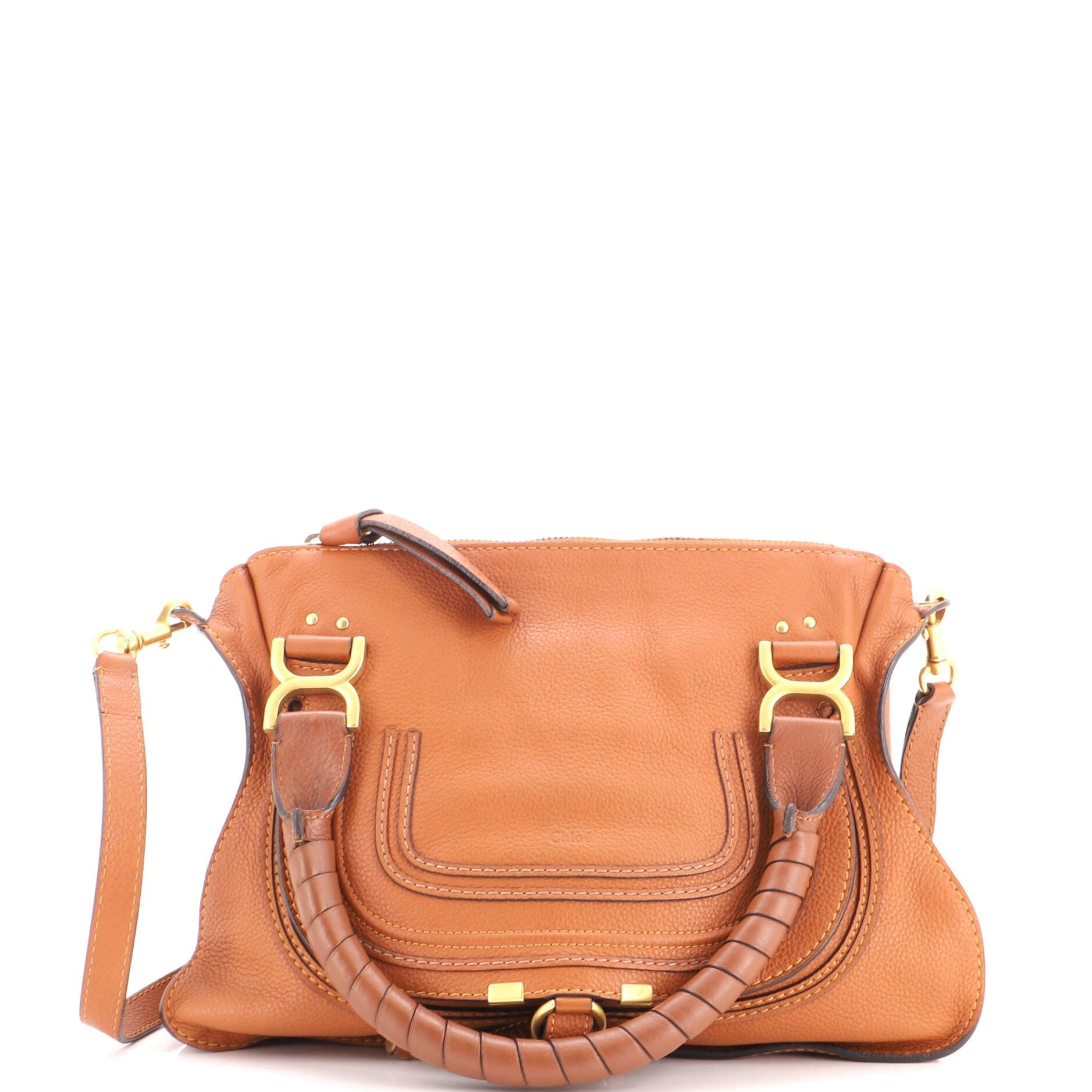 Marcie Satchel Leather Medium