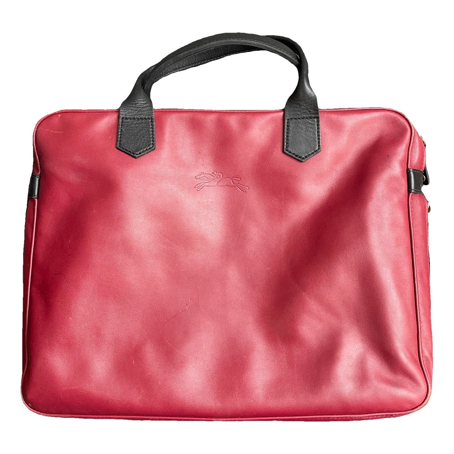 Longchamp 3D leather clutch bag