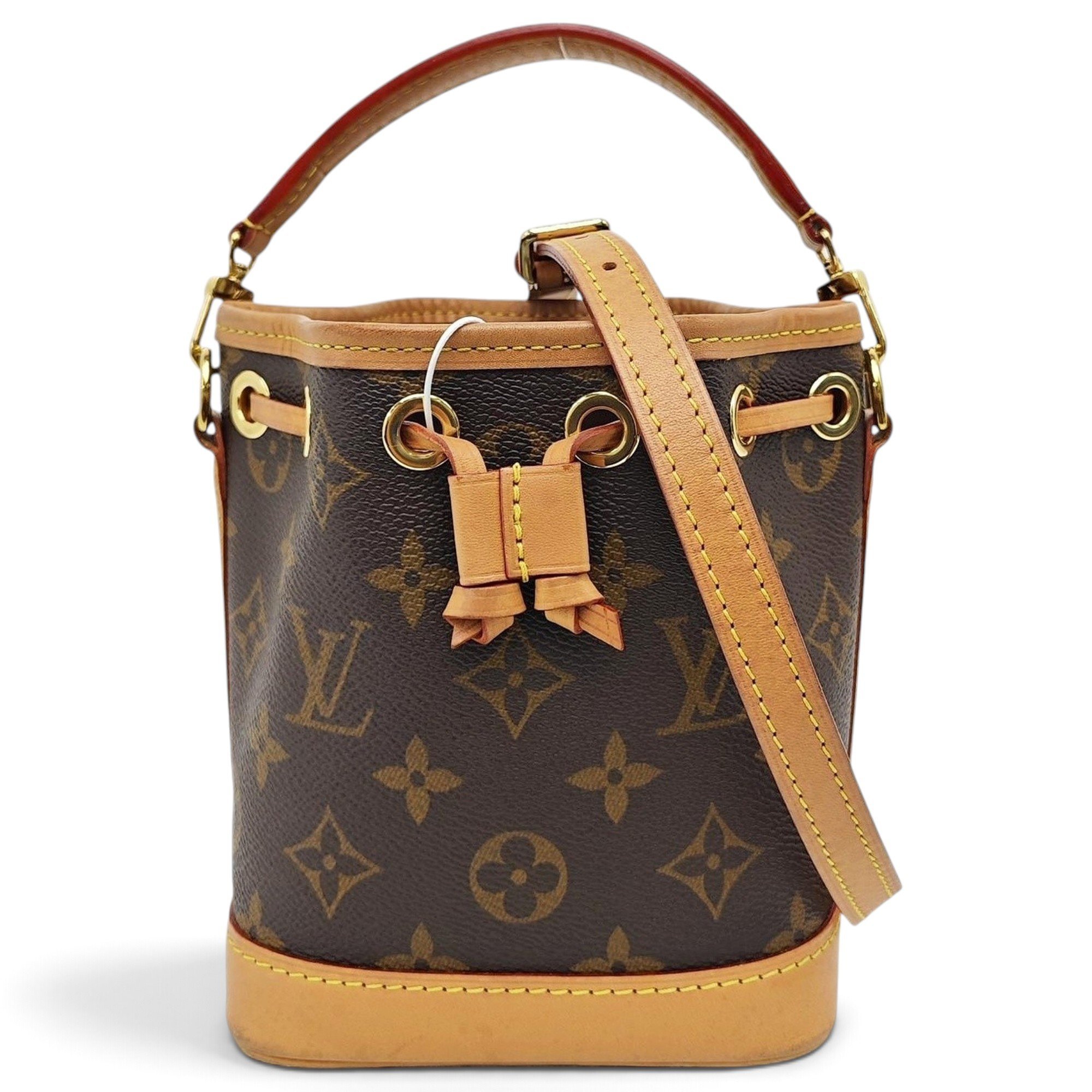 Nano Noé leather handbag