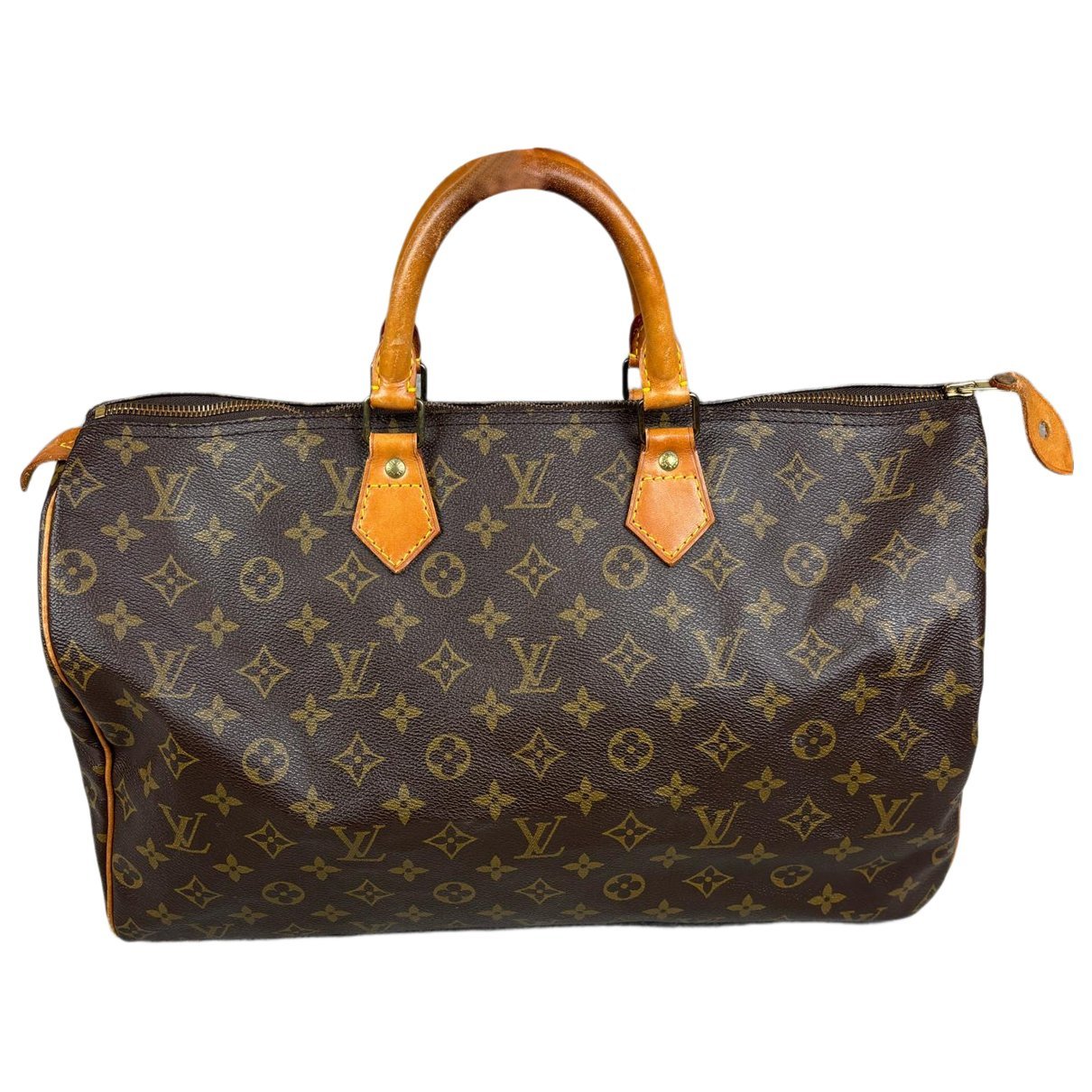 Speedy leather handbag