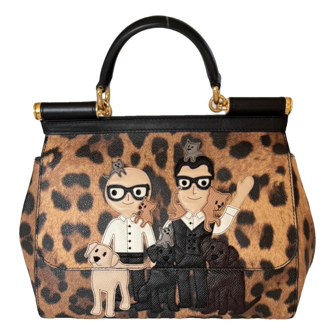 Leather handbag