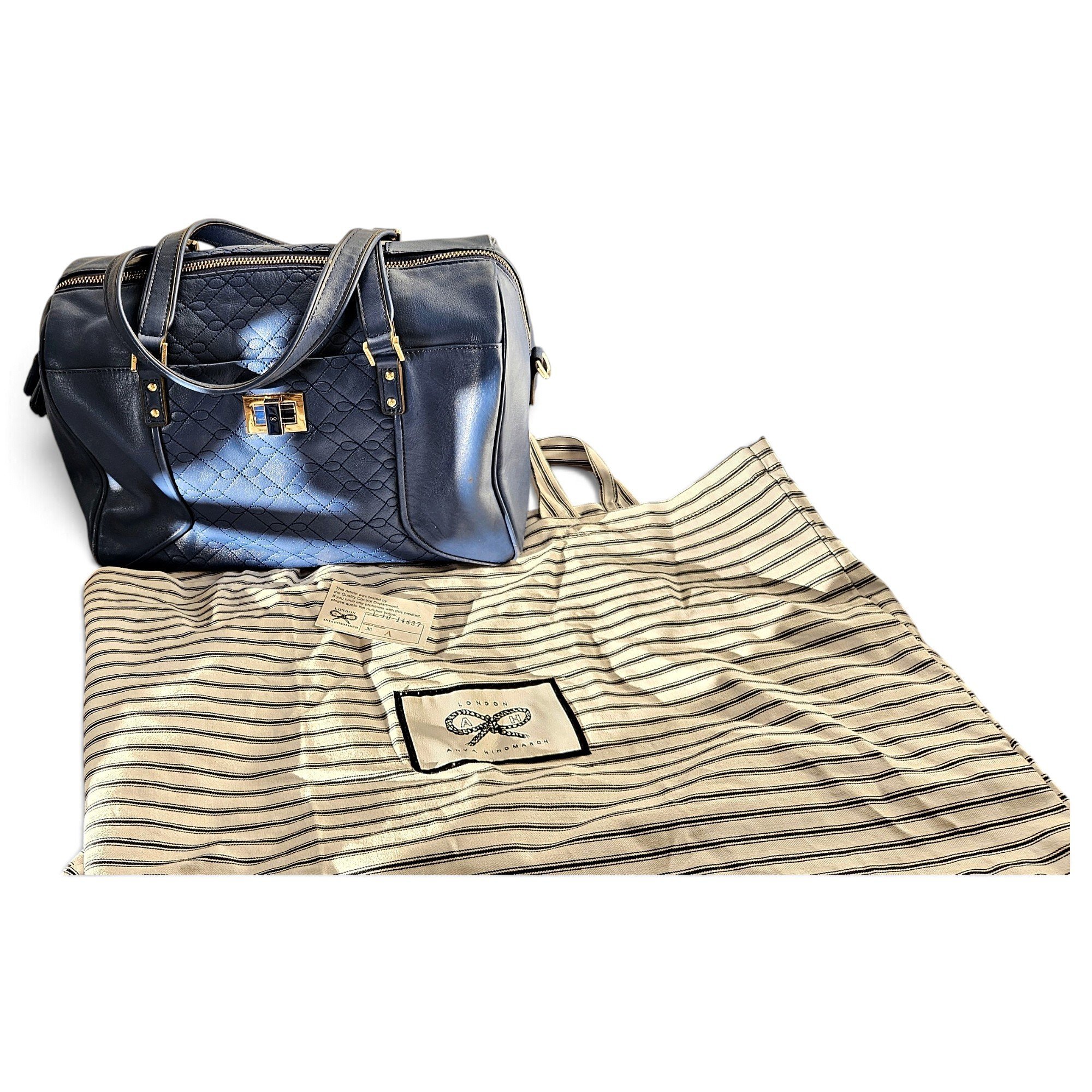 Maxi Zip leather handbag