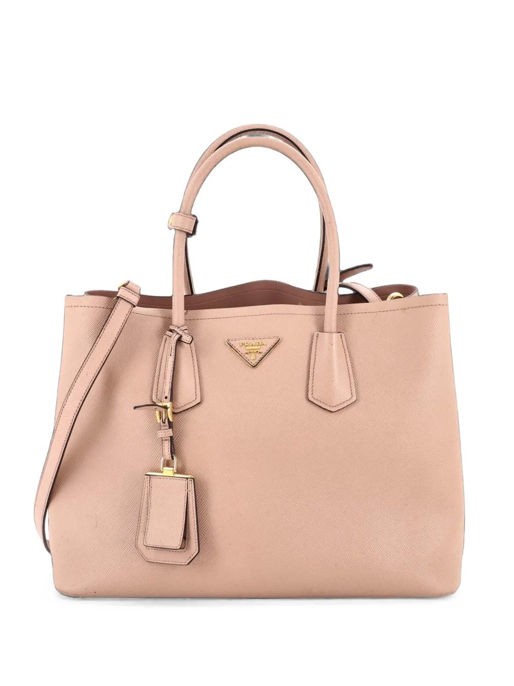 Cuir Double Saffiano Leather Medium tote bag