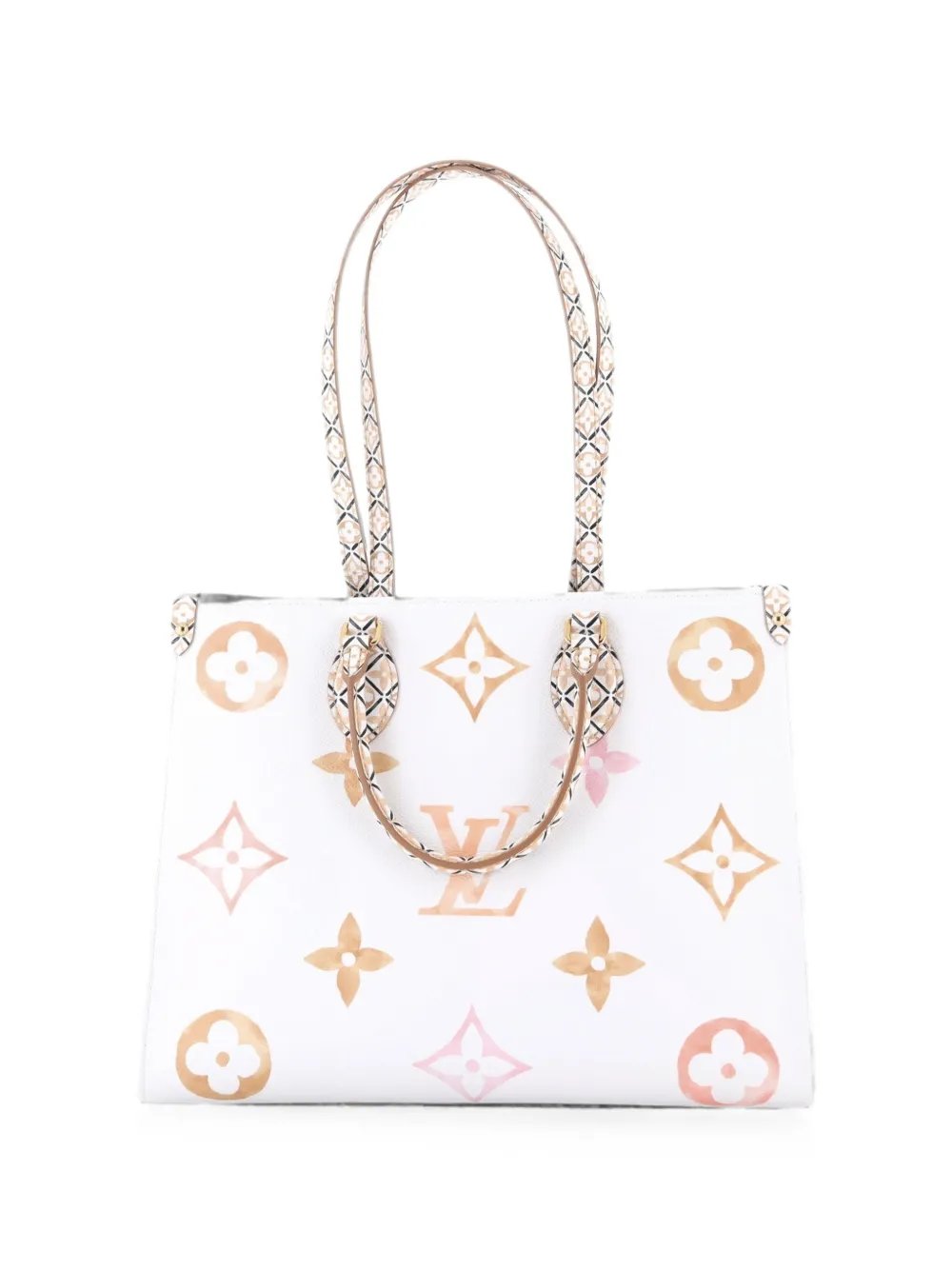 OnTheGo By The Pool Monogram Watercolor Giant MM tote bag