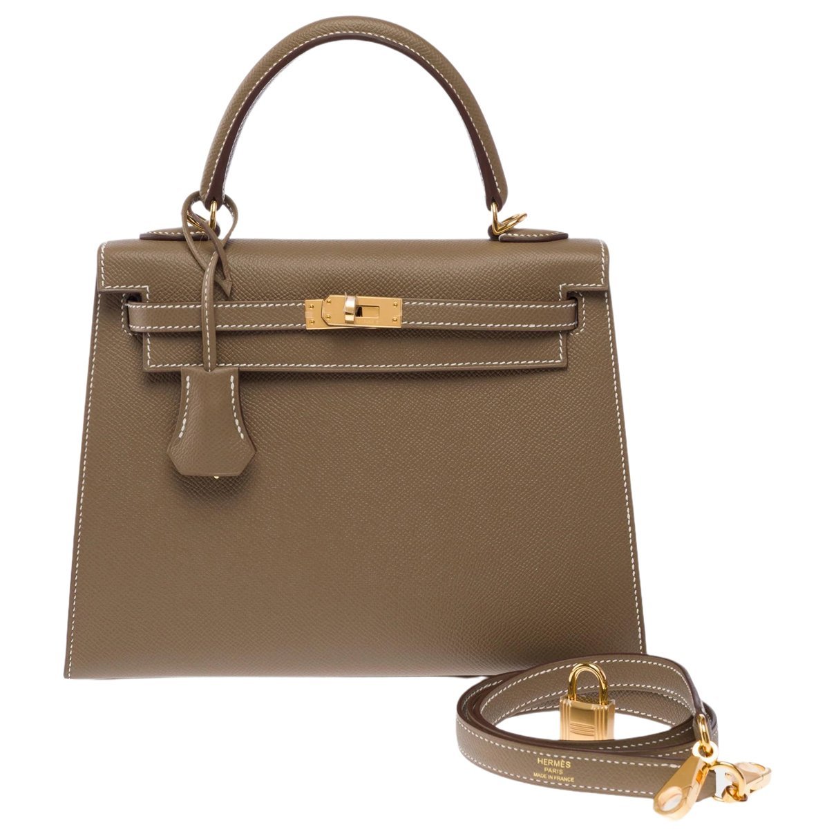 Kelly 25 leather handbag