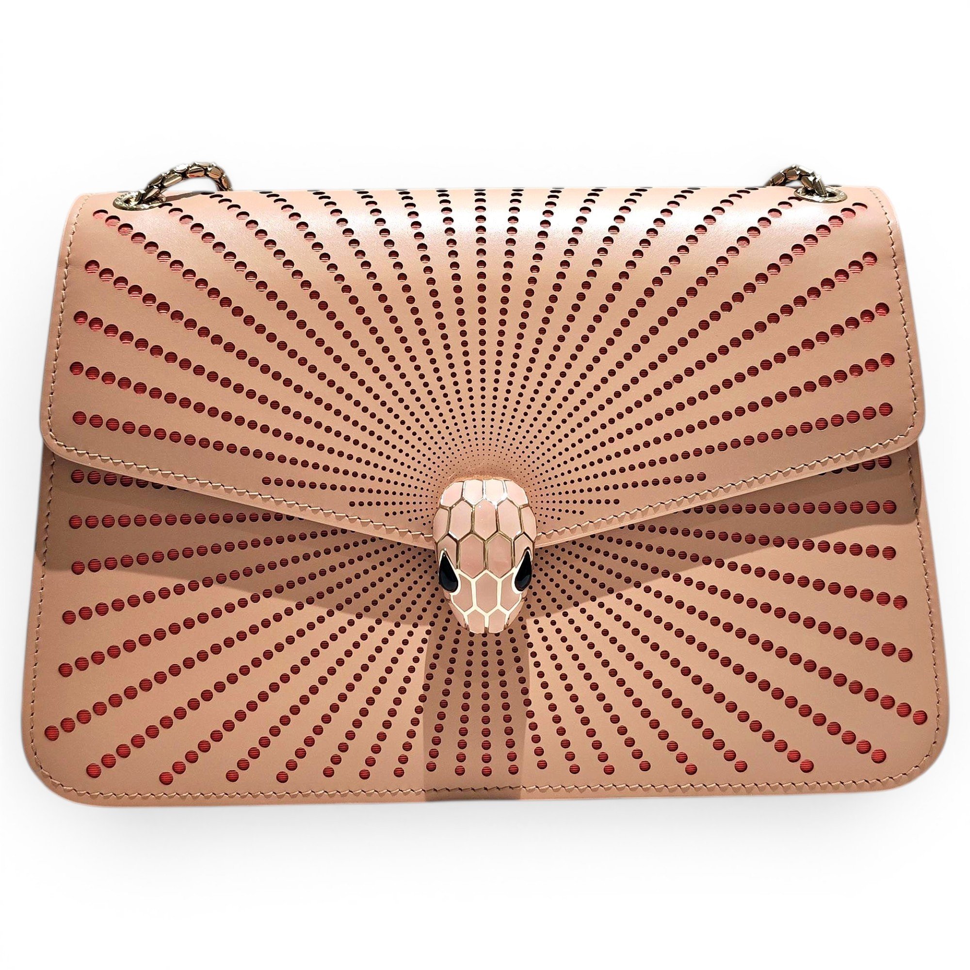 Bvlgari Serpenti leather handbag