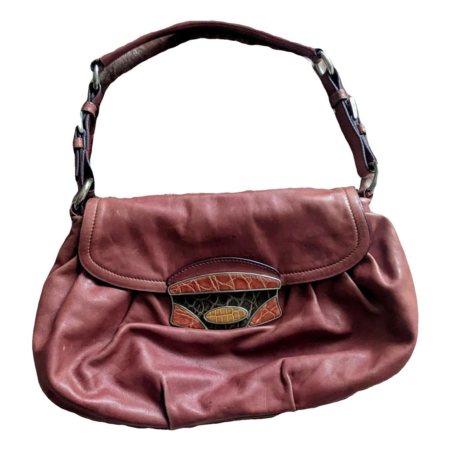 Leather handbag
