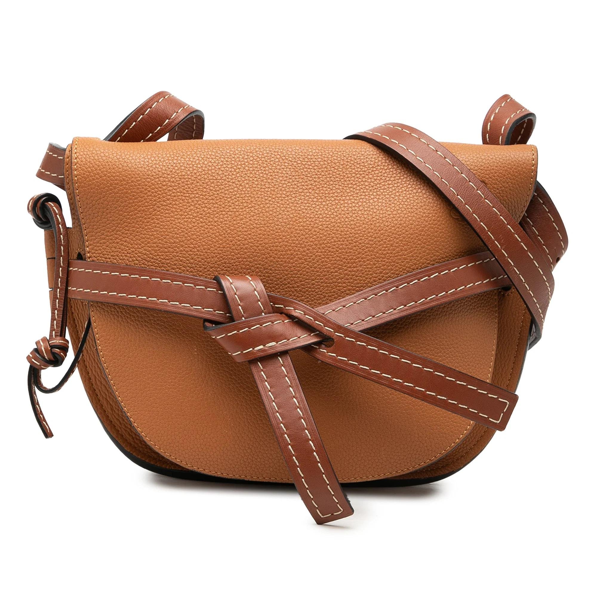 Gate leather crossbody bag