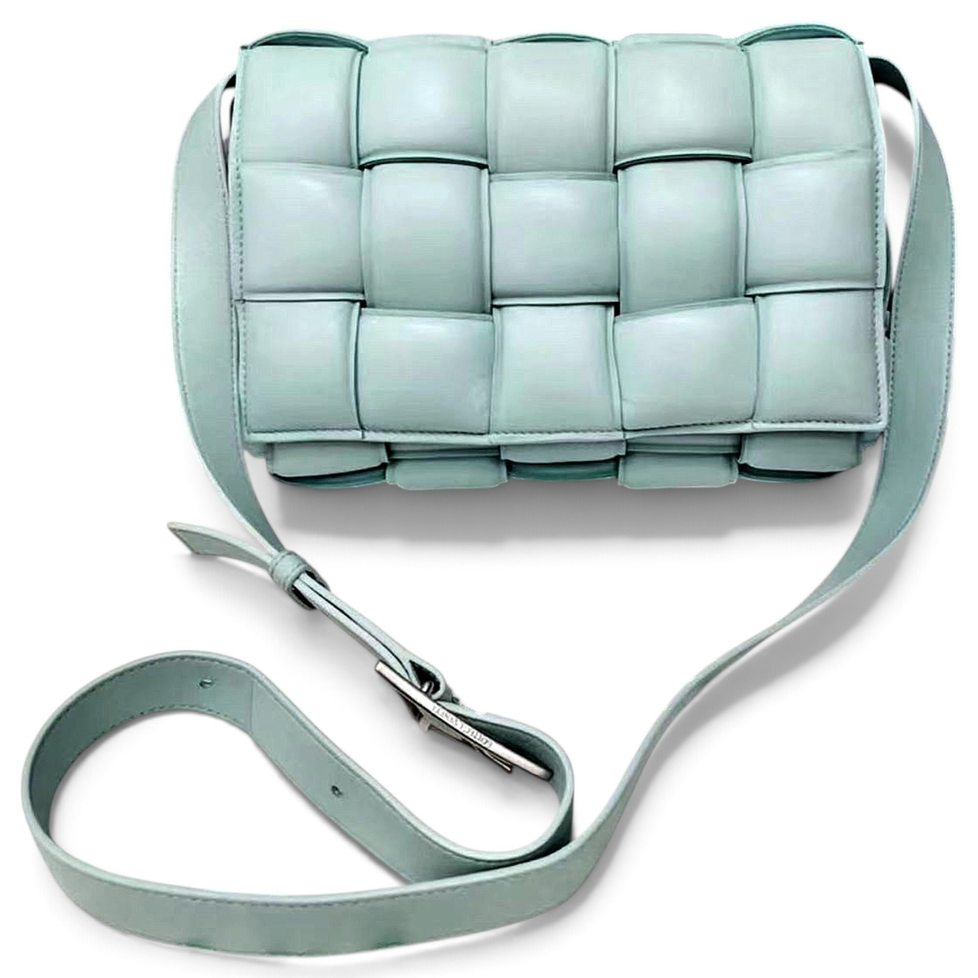 Cassette Padded leather handbag
