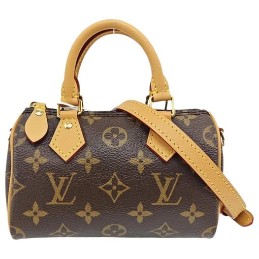 Nano Speedy / Mini HL leather handbag