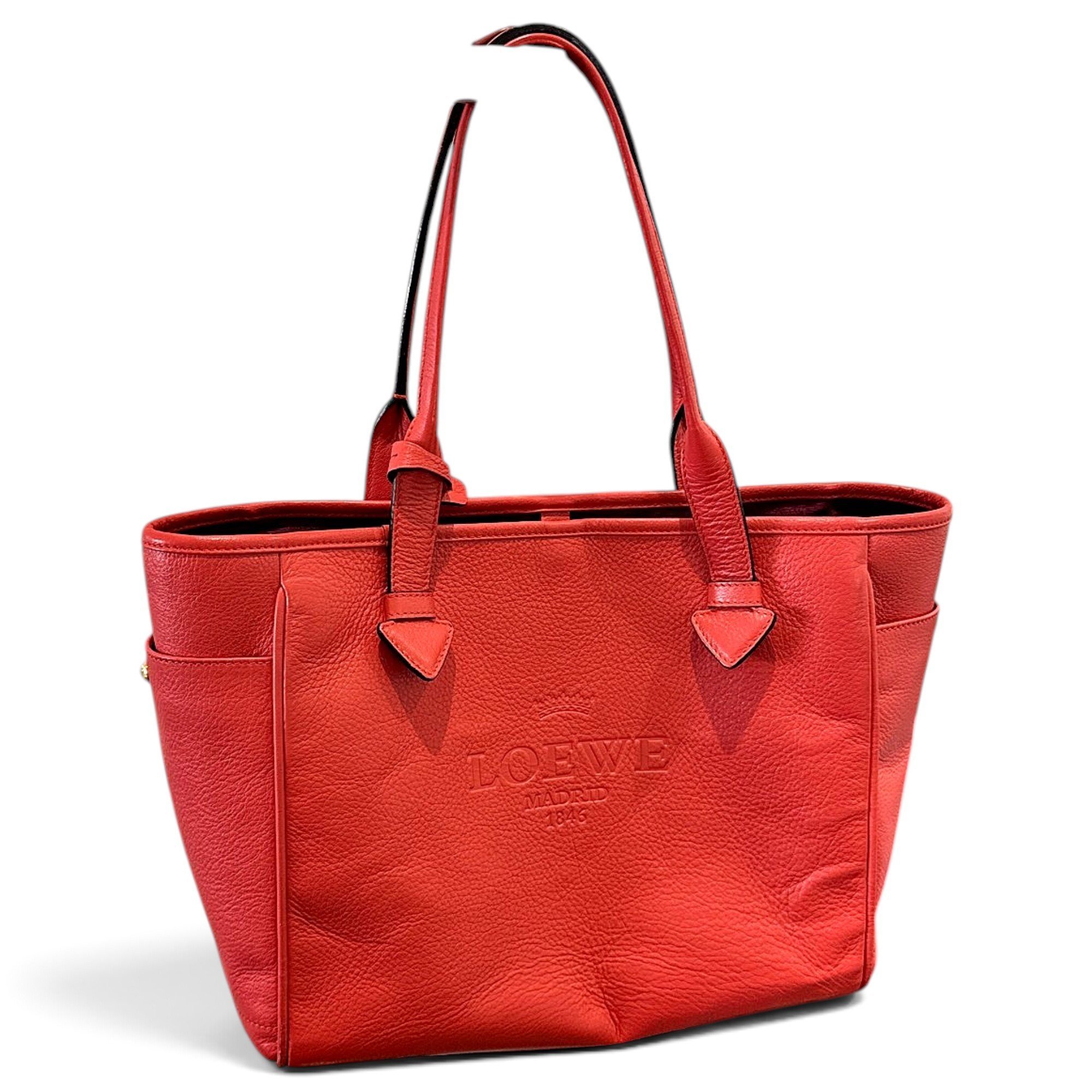 Fold Shopper leather tote