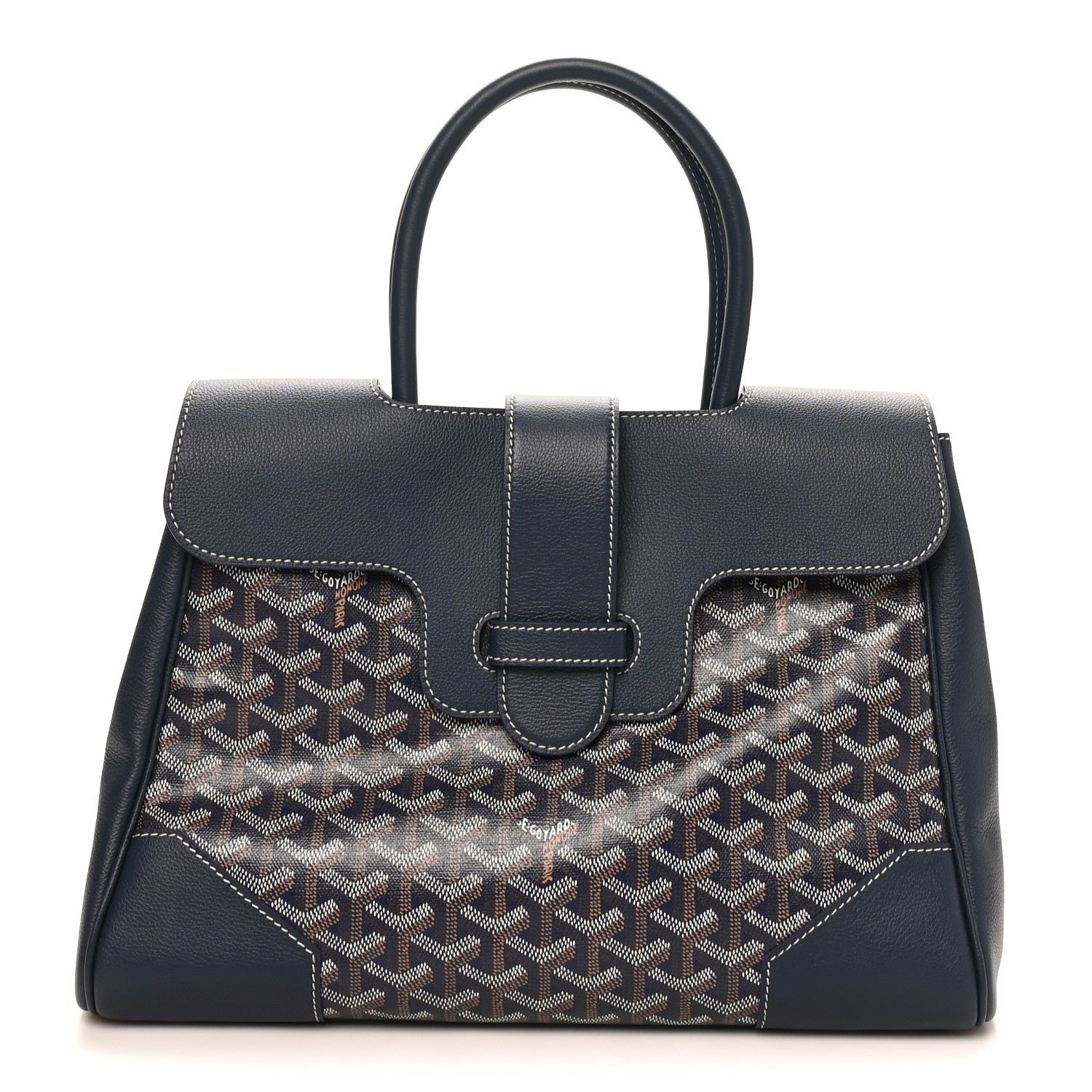 Goyard Goyardine Saigon Tote Navy