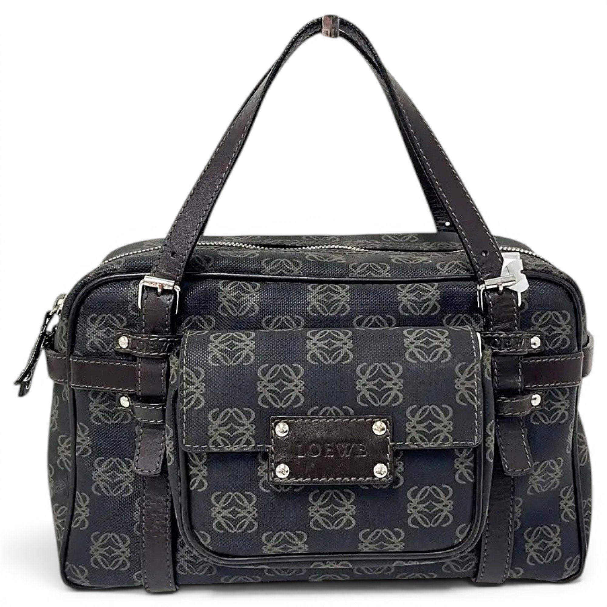 Vinyl handbag