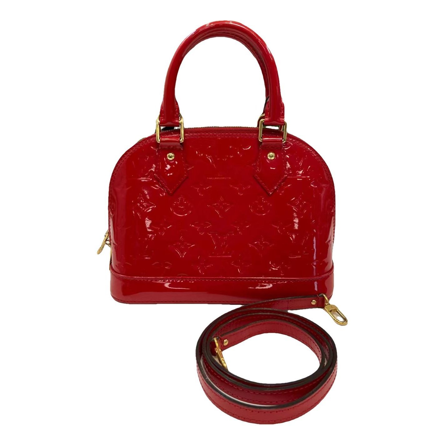 Alma BB patent leather handbag